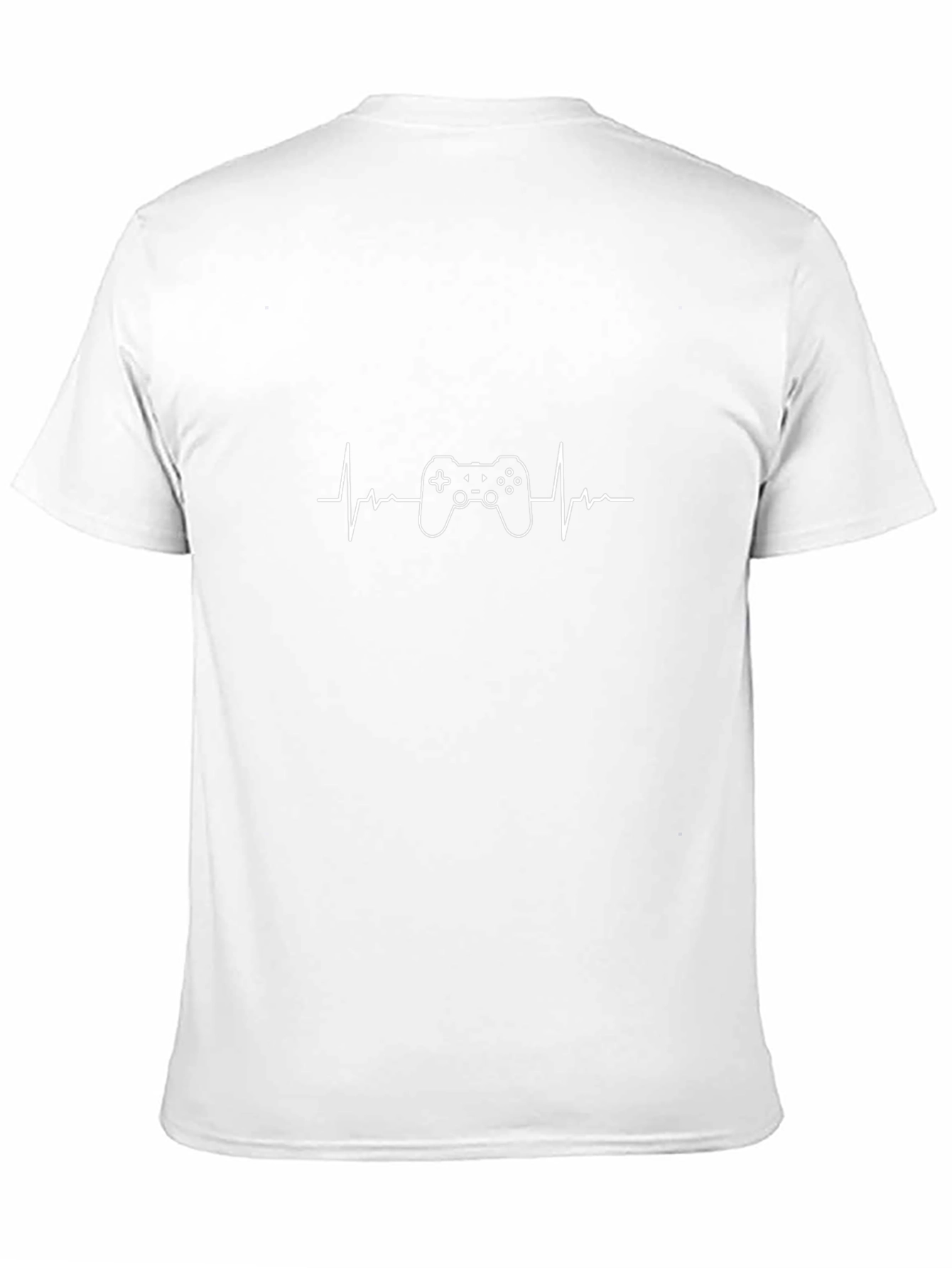 Gamer Heartbeat T-Shirt - Black Cotton Tee
