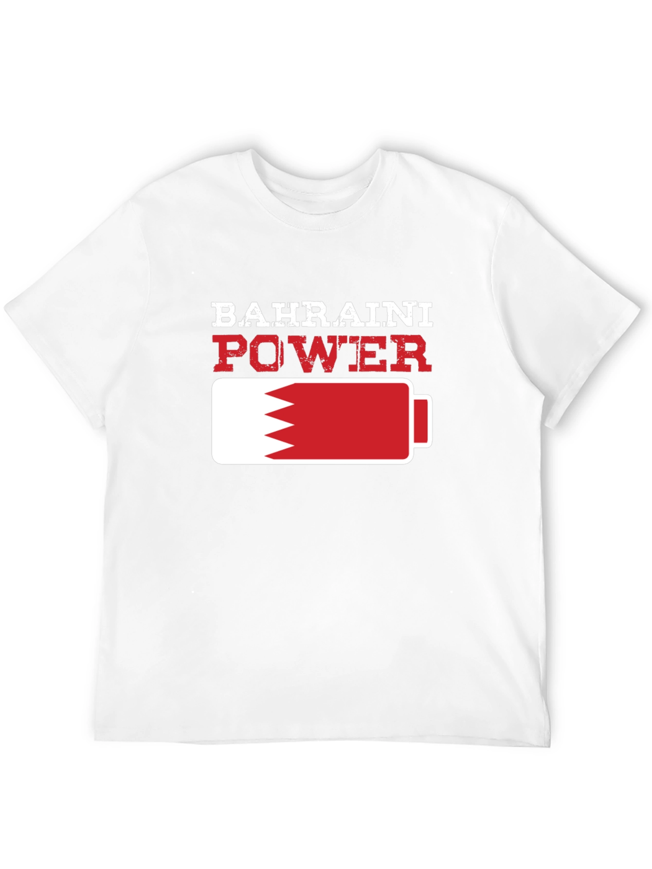 Bahraini Power T-Shirt - Black Crew Neck Tee