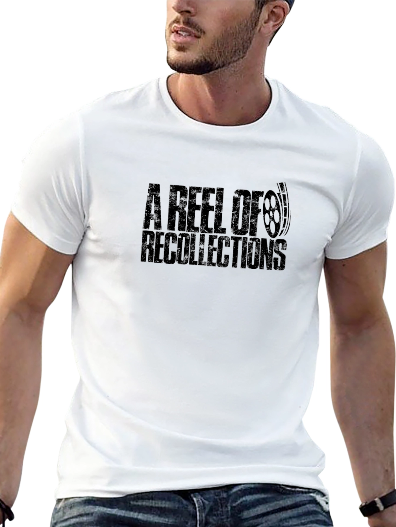 A Reel Of Recollections Graphic Black Tee