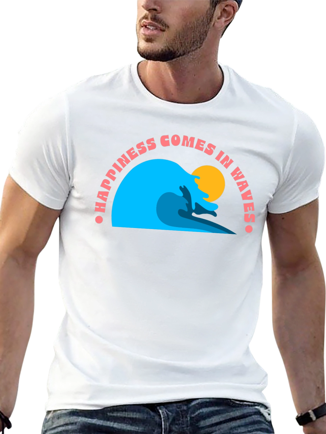 Happiness Waves Graphic Tee