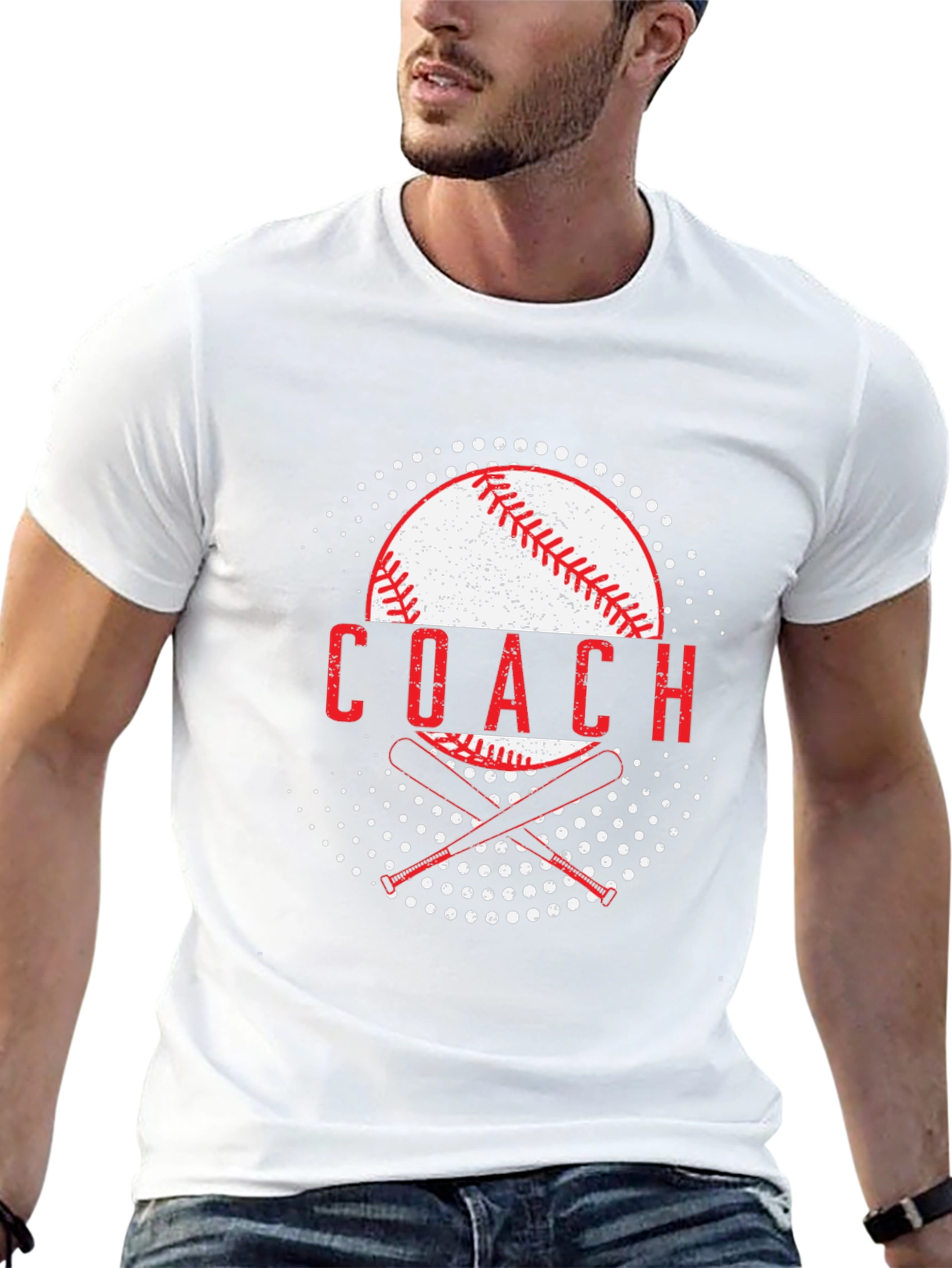 Baseball Coach T-Shirt - Baseball Design