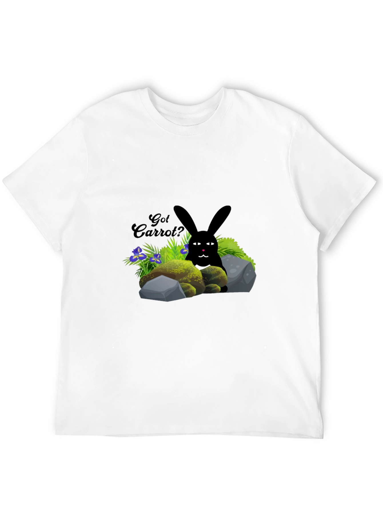 Got Carrot? Black Bunny T-Shirt