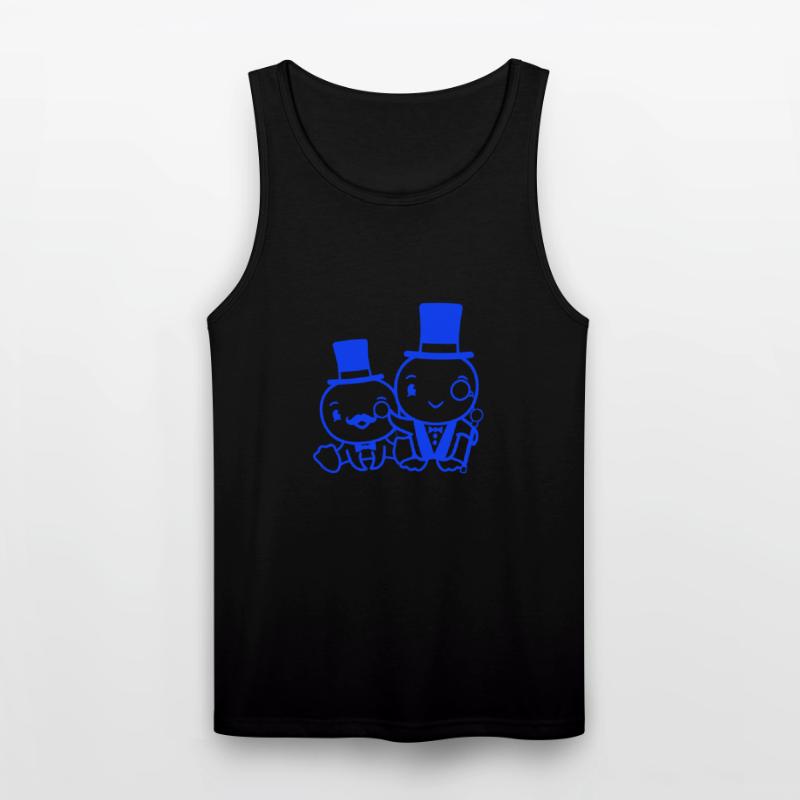 2 Birds Rich Wealthy Two Gentlemen Top Hat Sir Mr.