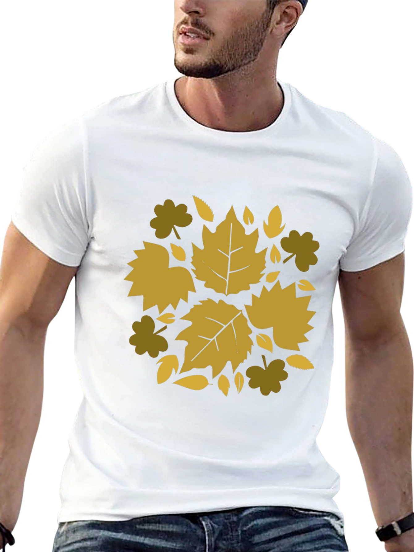 Autumn Leaf Graphic Tee - Stylish Comfort