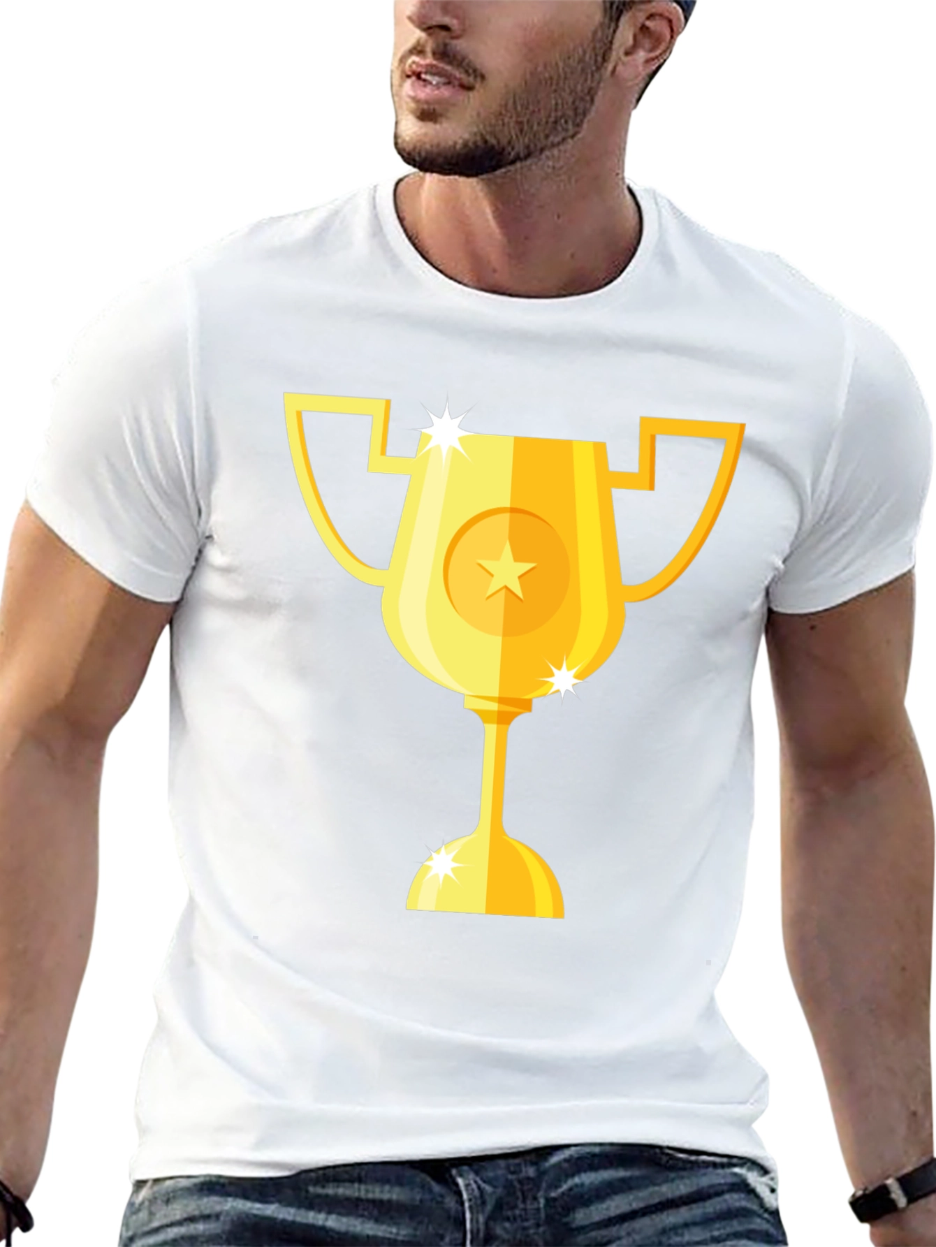 Golden Trophy Graphic Tee - Winners Style