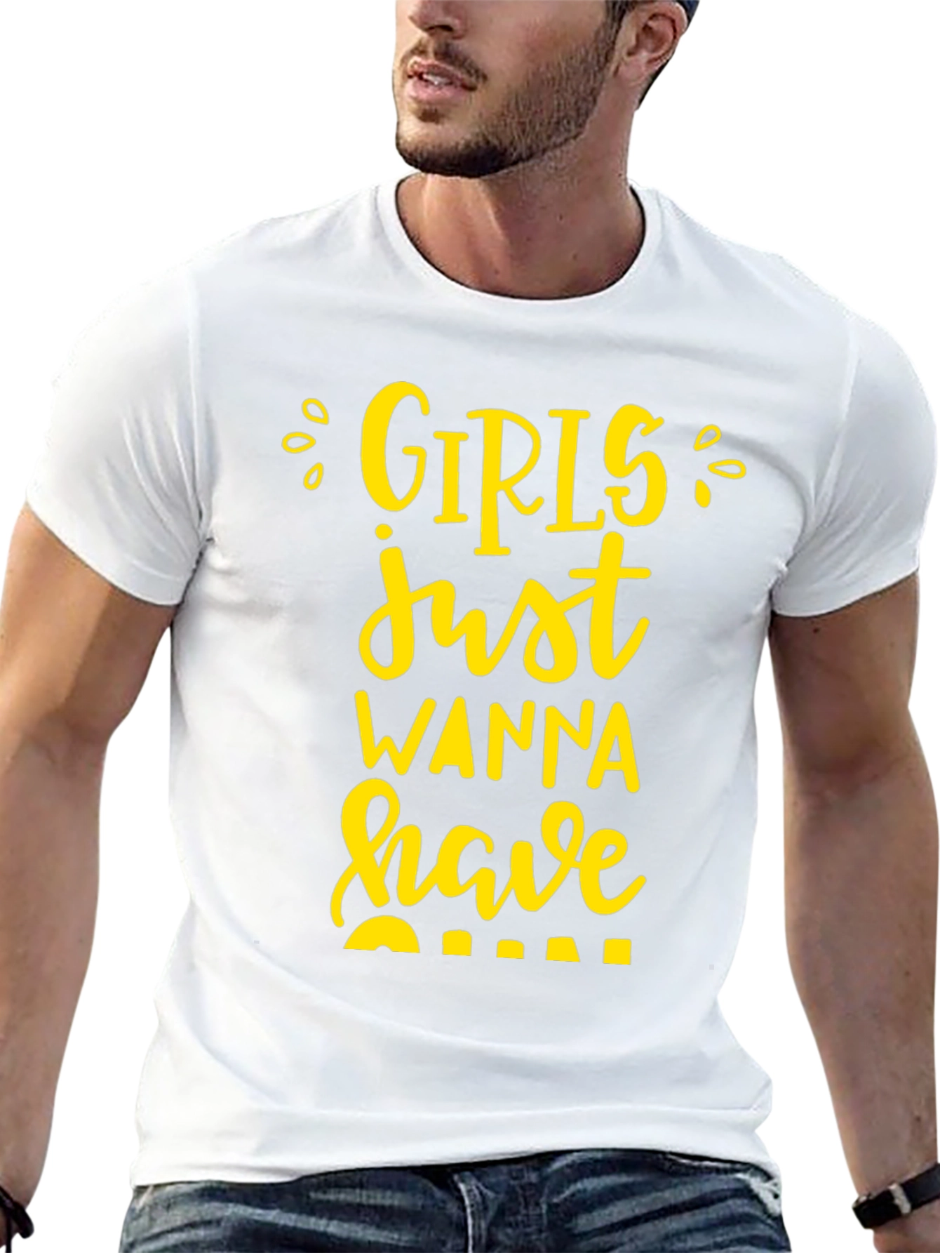 Girls Just Wanna Have Fun Graphic Tee