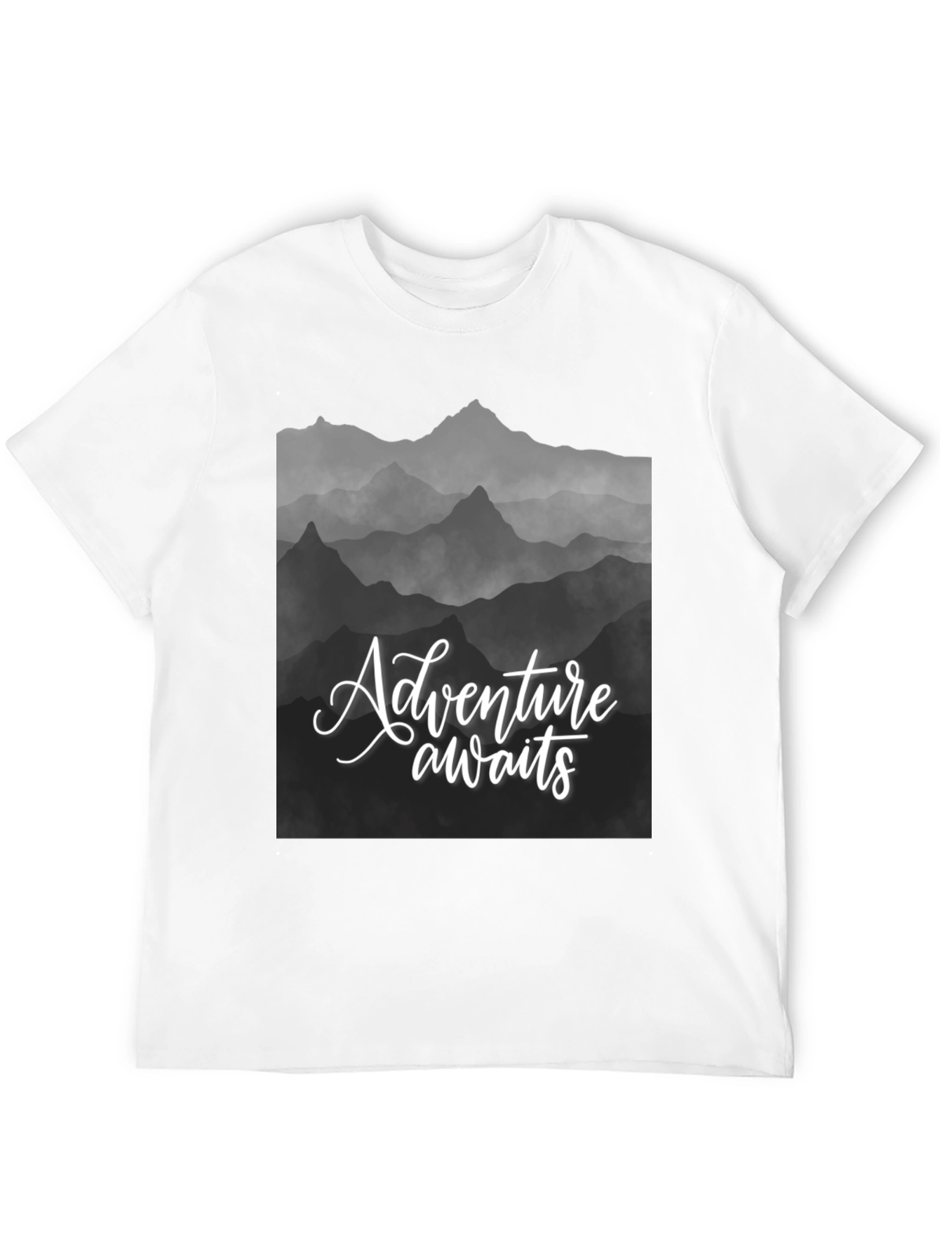 Adventure Awaits Mountain Graphic Tee
