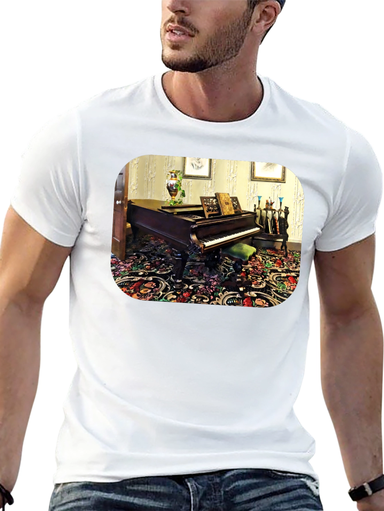 Grand Piano Room Graphic Tee