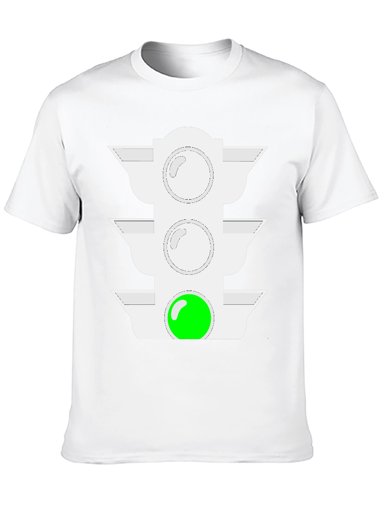 Green Light Traffic Signal Graphic Tee - Black