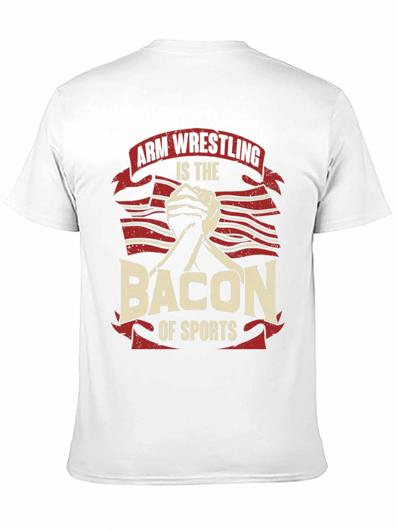 Arm Wrestling Bacon of Sports T-Shirt