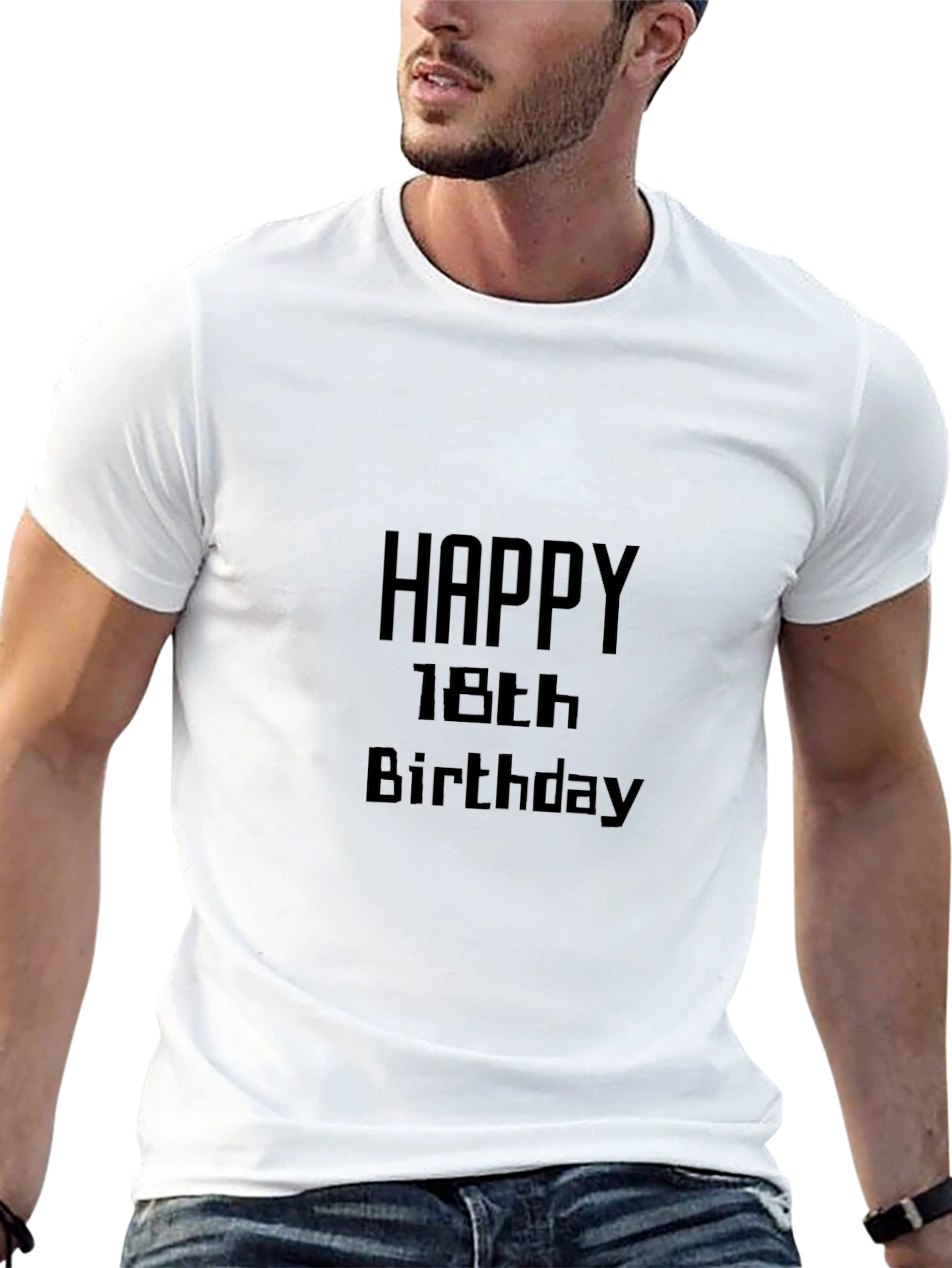 Happy 18th Birthday Black T-Shirt