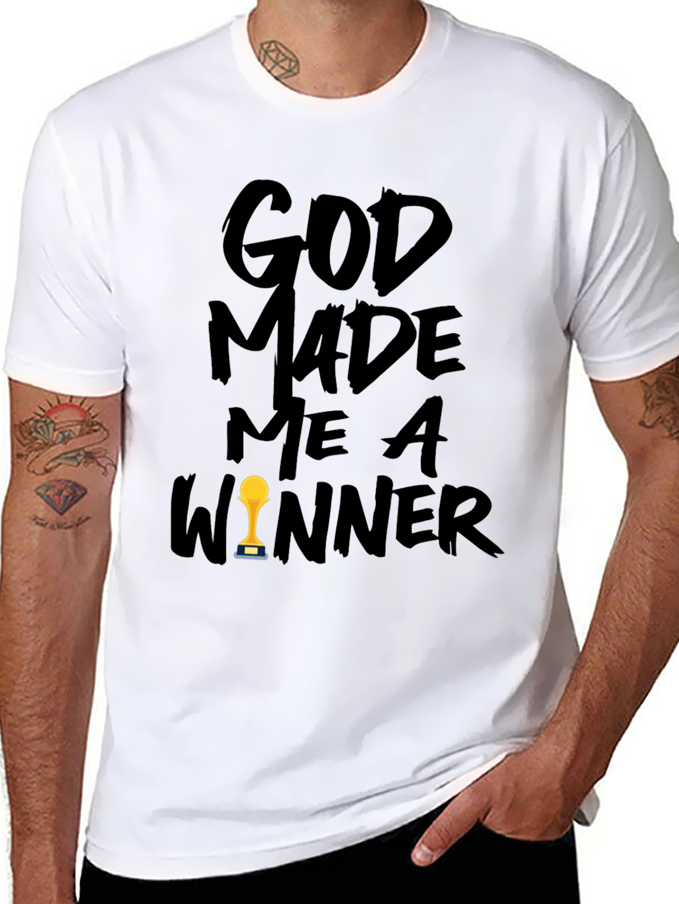 God Made Me A Winner Graphic Tee