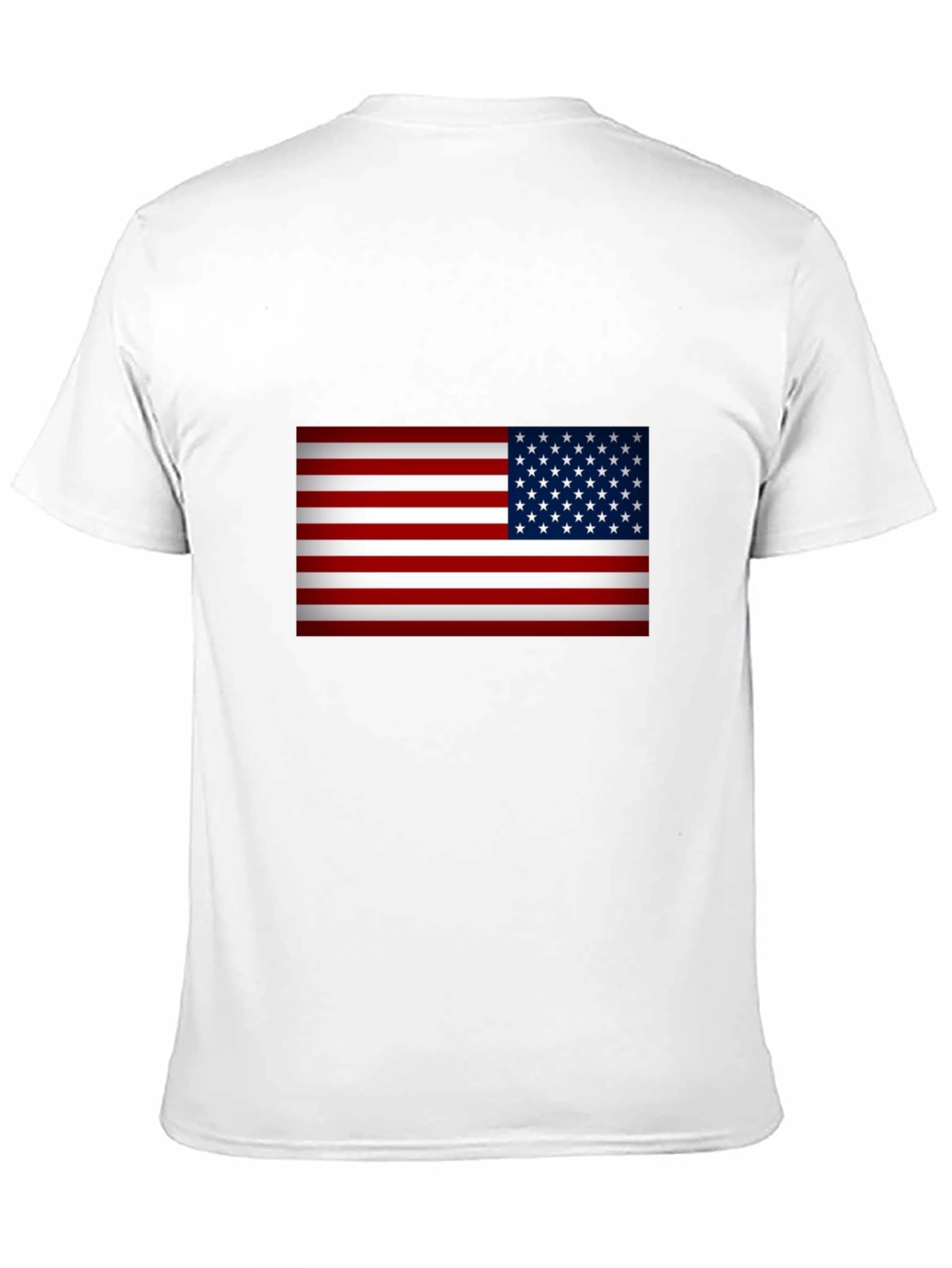American Flag Graphic Black T-Shirt