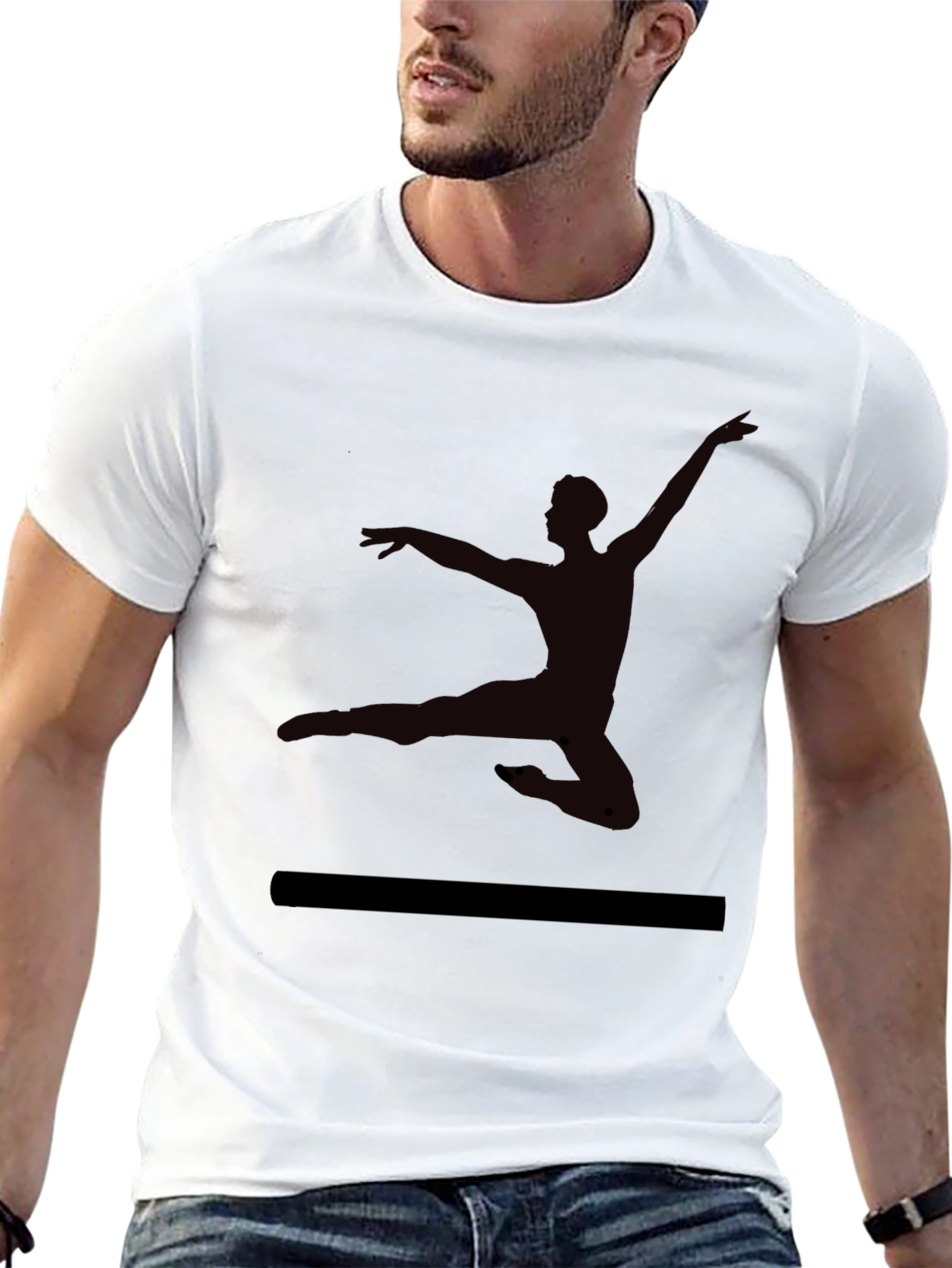 Ballet Silhouette Black T-Shirt