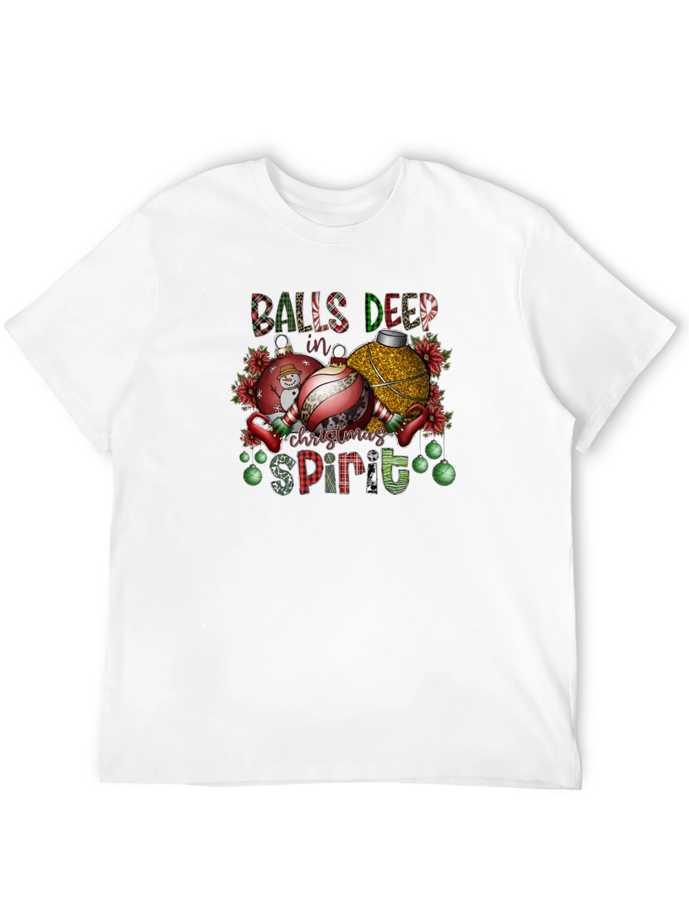 Balls Deep in Christmas Spirit T-Shirt