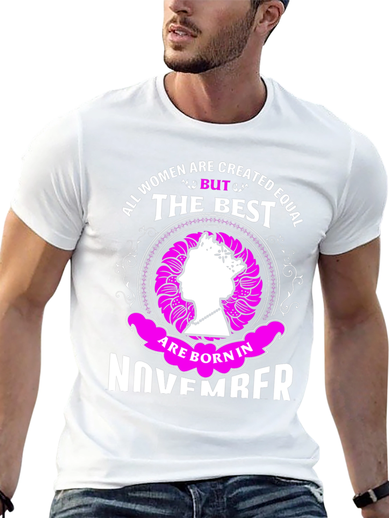 All Women Created Equal November Birthday T-Shirt