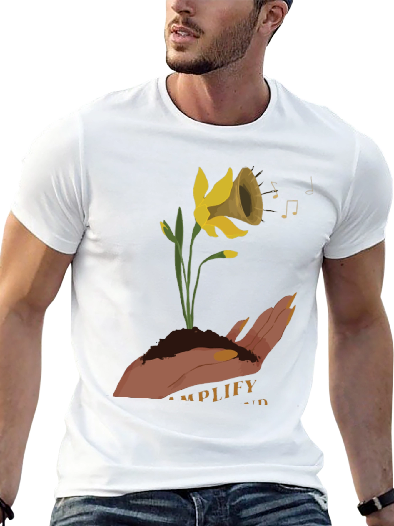 Amplify Sound Flower Graphic Tee