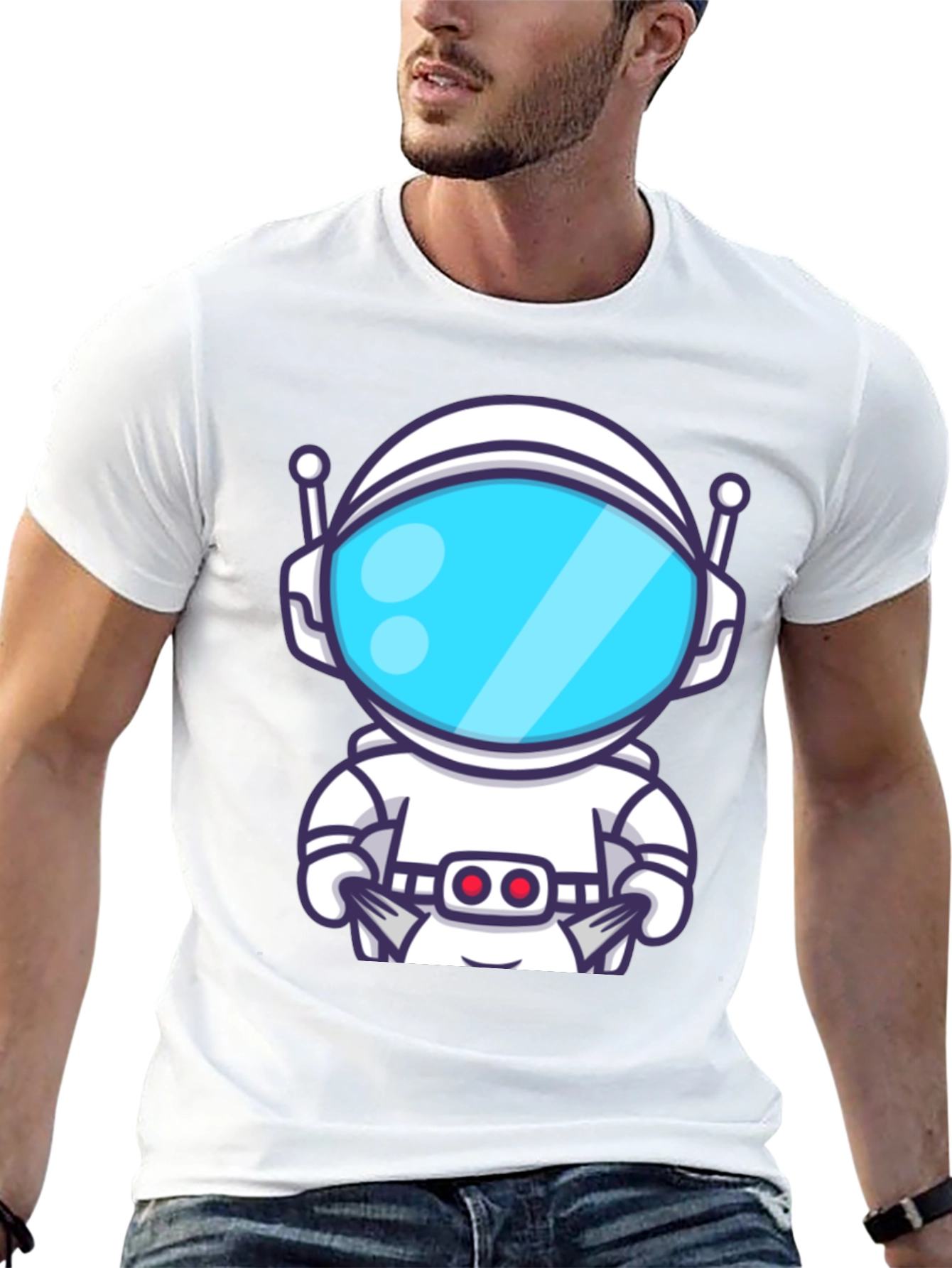 Astronaut Graphic Tee - Cool Space Explorer Design
