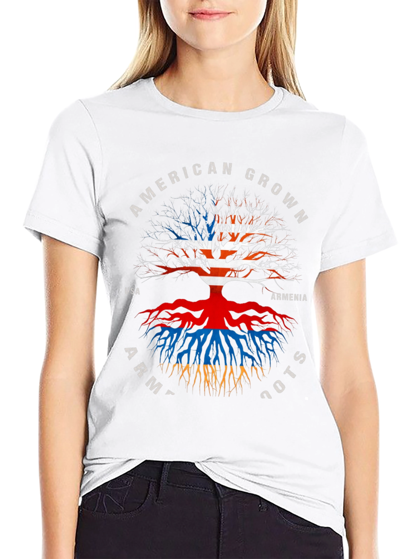 American Grown Armenian Roots T-Shirt