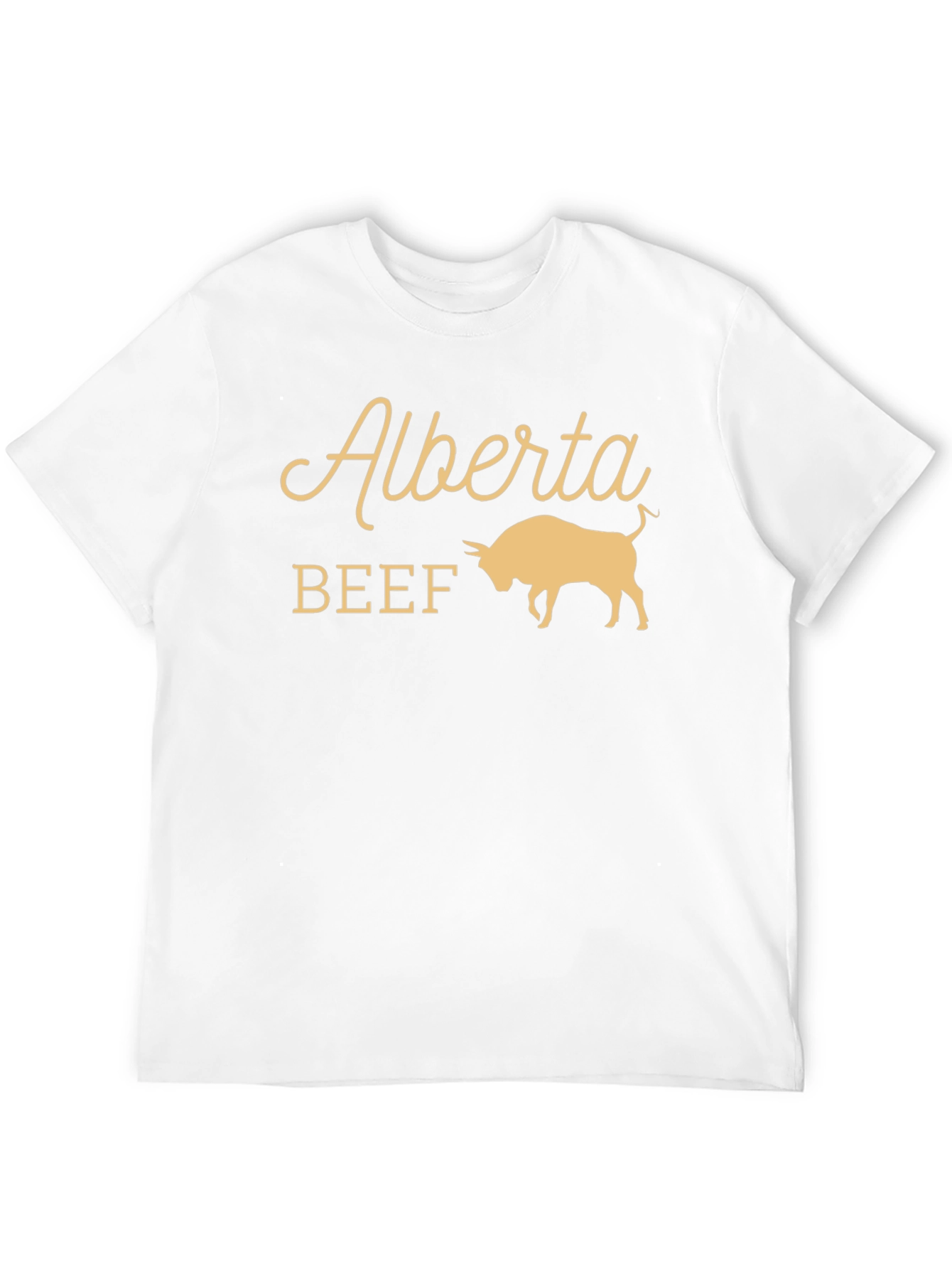 Alberta Beef Graphic Tee - Black Cotton T-Shirt