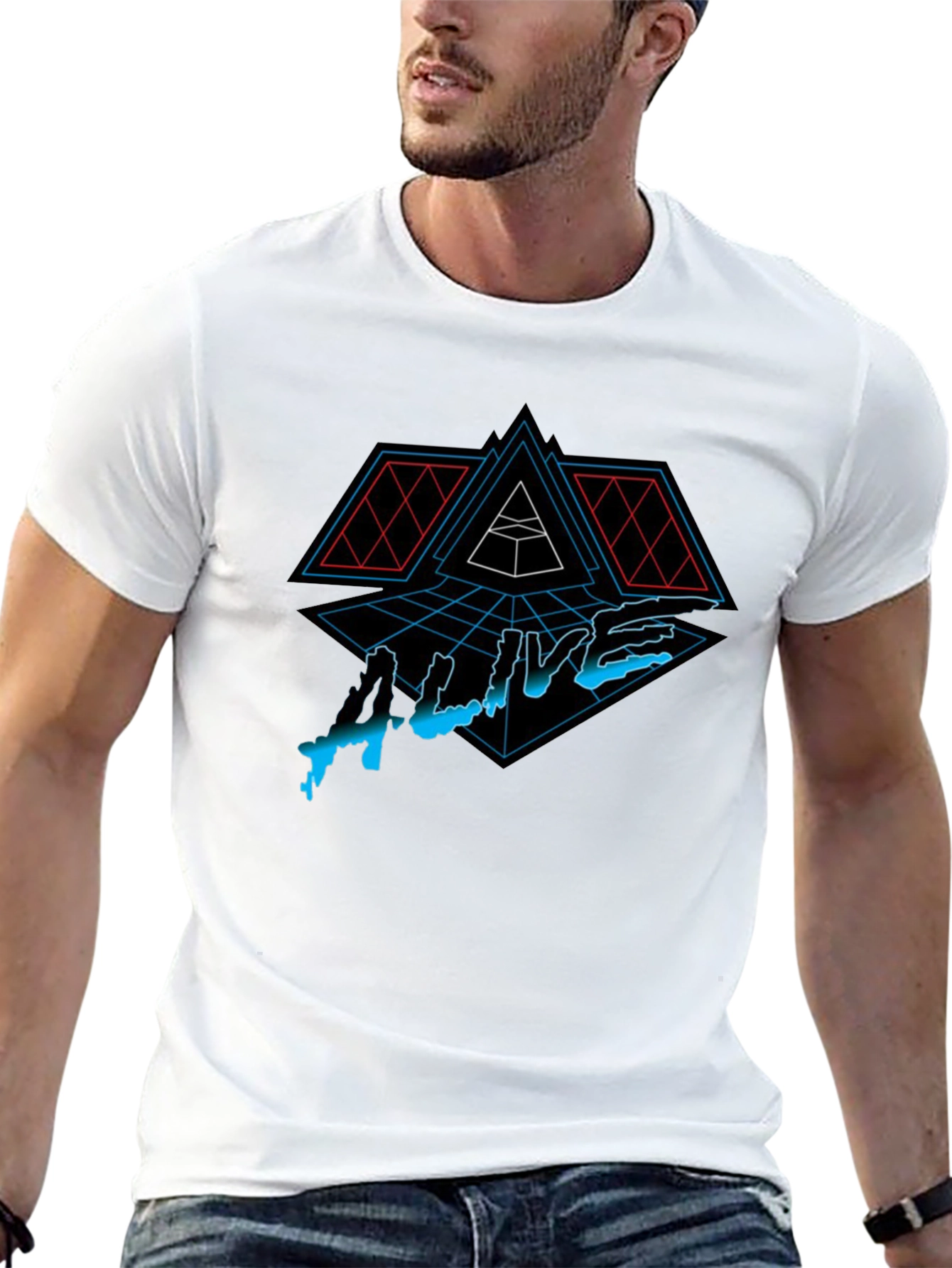 Alive Graphic T-Shirt - Black