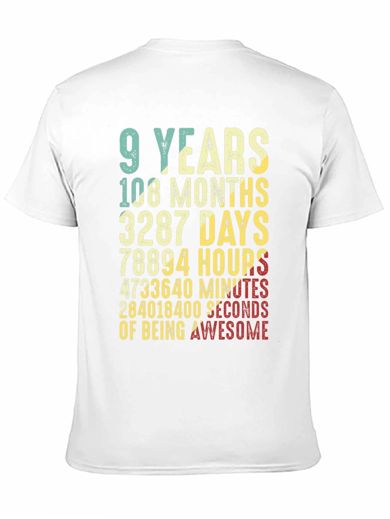 9th Birthday Awesome T-Shirt
