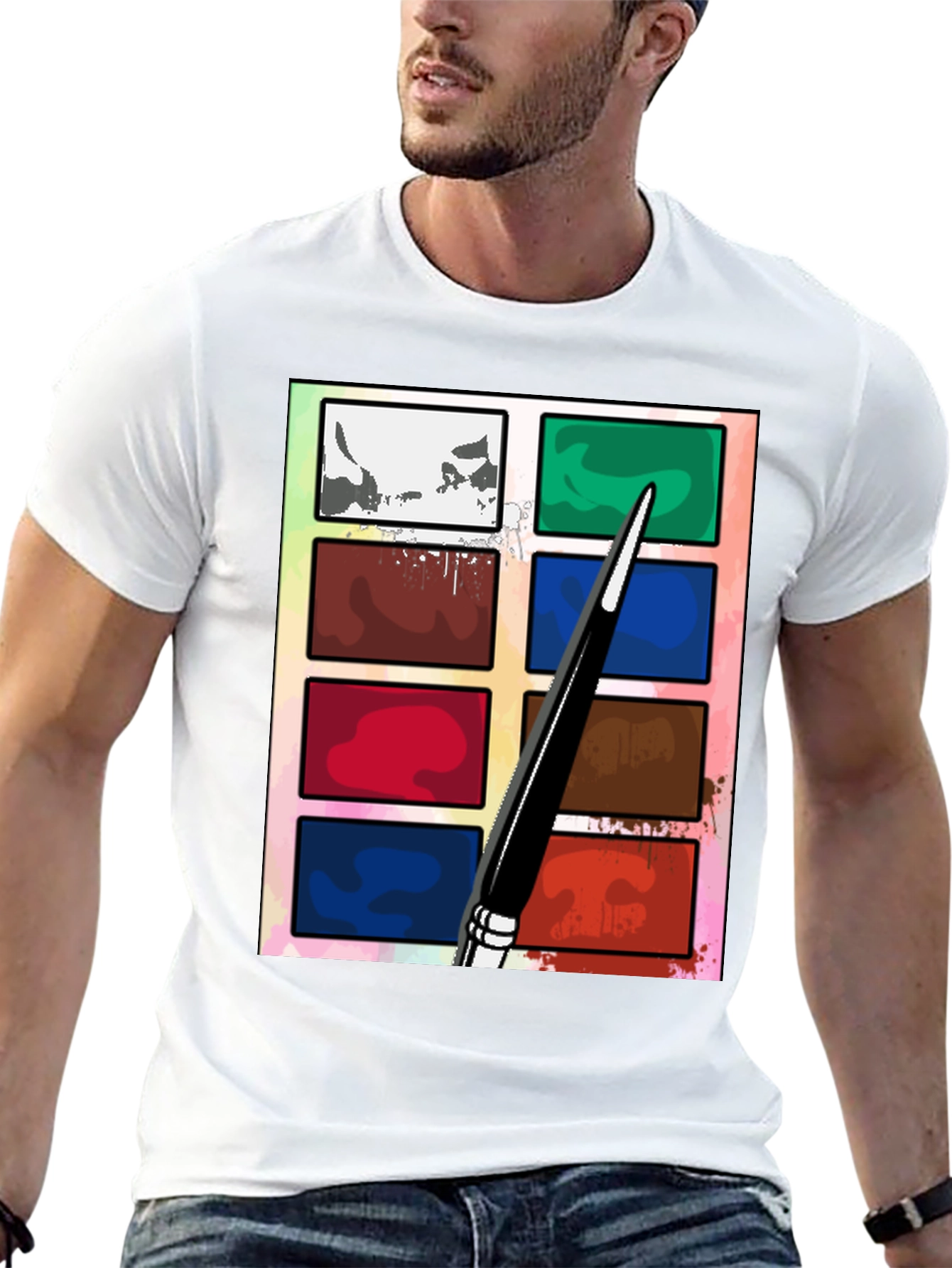 Artist Paint Palette T-Shirt - Creative Style