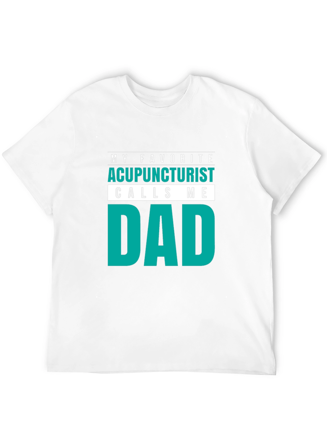 Acupuncturist Dad T-Shirt - Black Cotton Tee