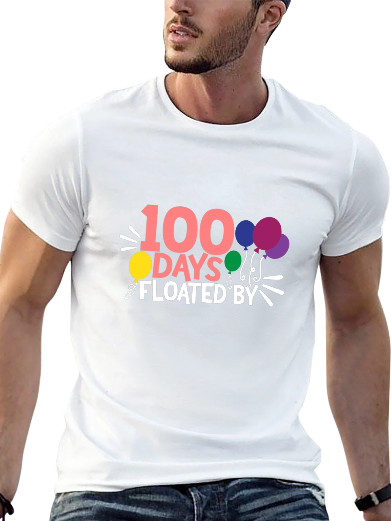 100 Days Floated By T-Shirt