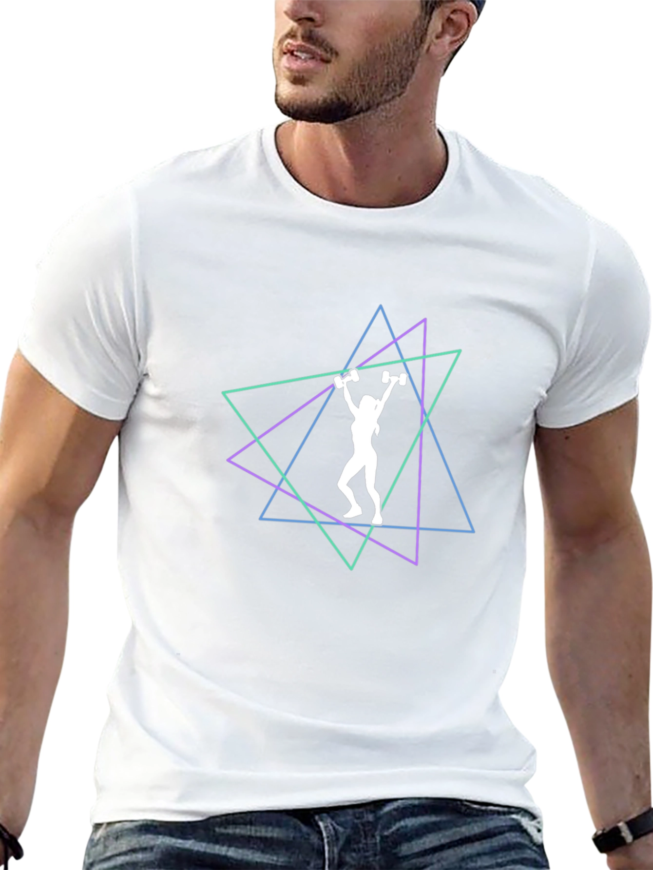 Geometric Workout T-Shirt