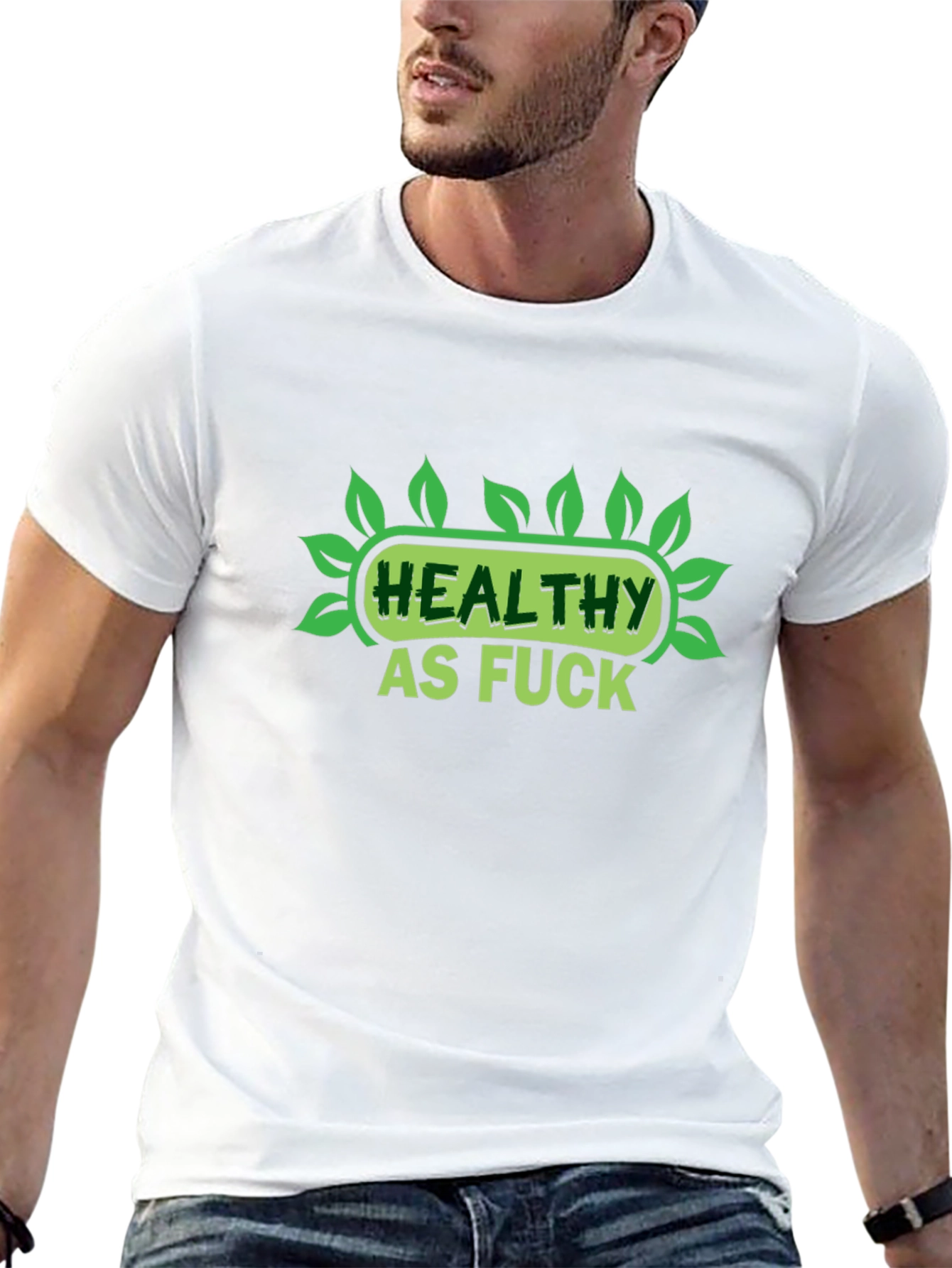 Healthy AF Black T-Shirt
