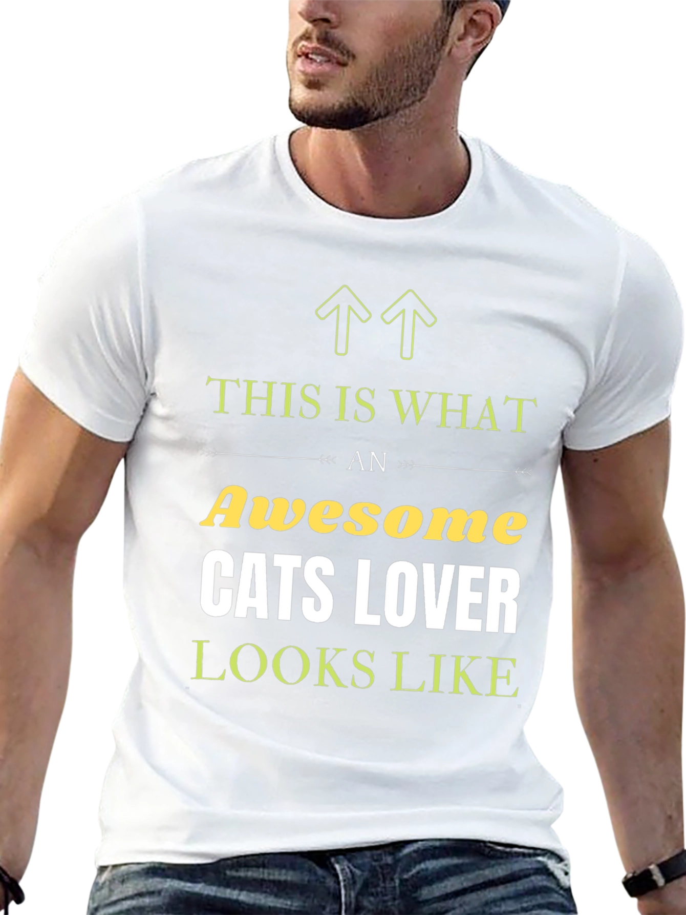 Awesome Cats Lover T-Shirt - Funny Graphic Tee