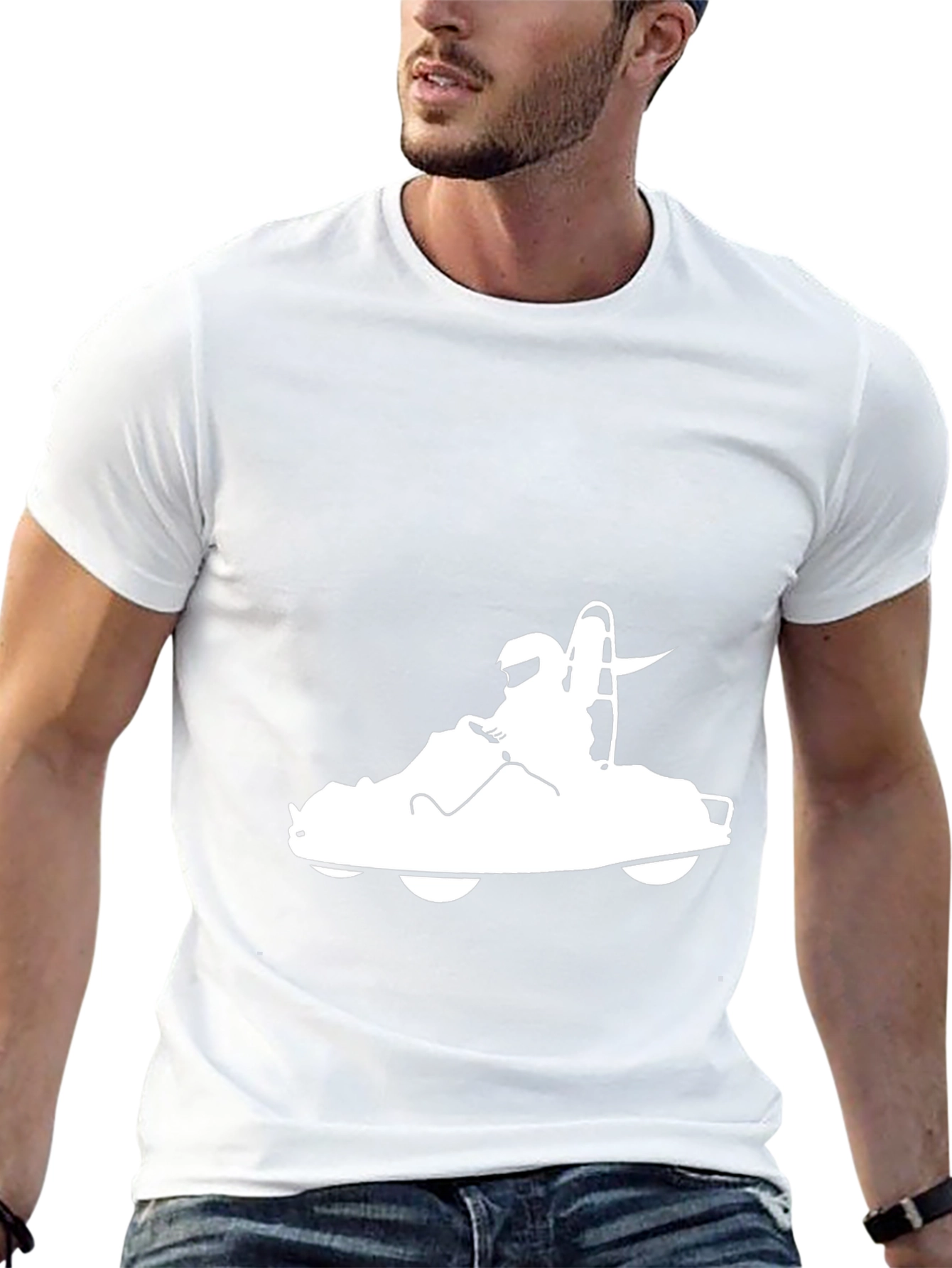 Go Kart Graphic T-Shirt - Black Cotton Tee