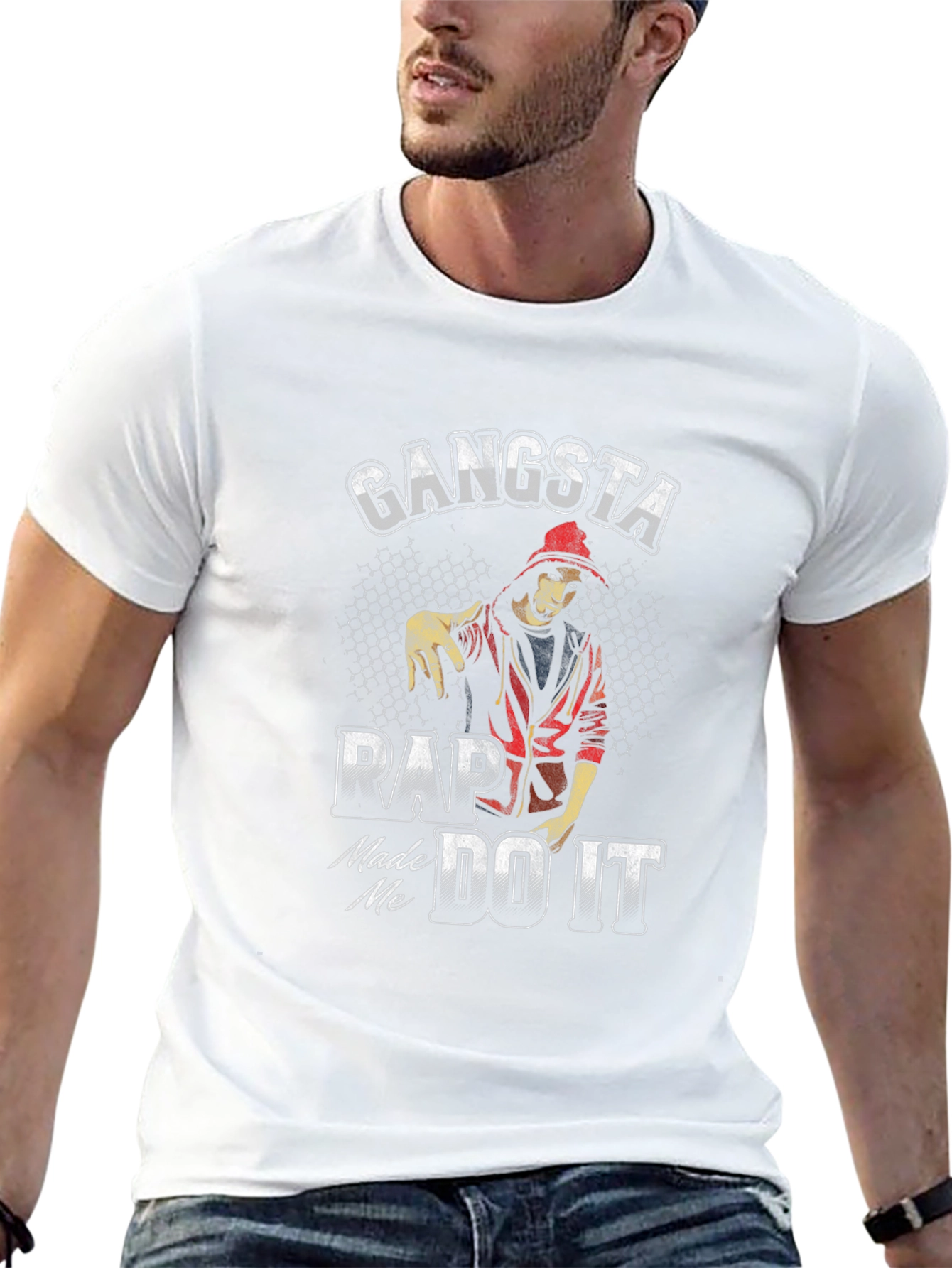 Gangsta Rap T-Shirt: Made Me Do It Graphic Tee