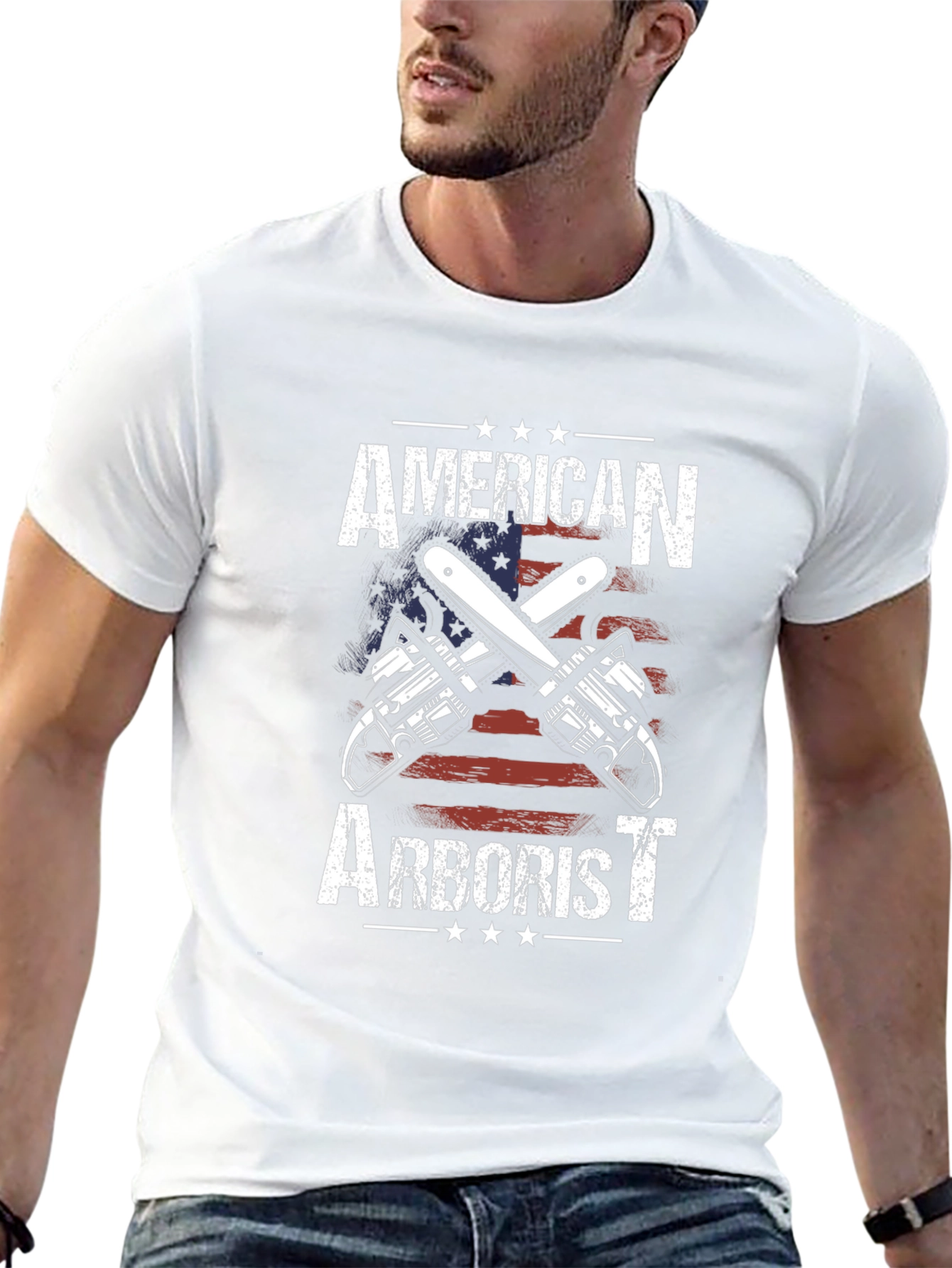 American Arborist Chainsaw Graphic T-Shirt