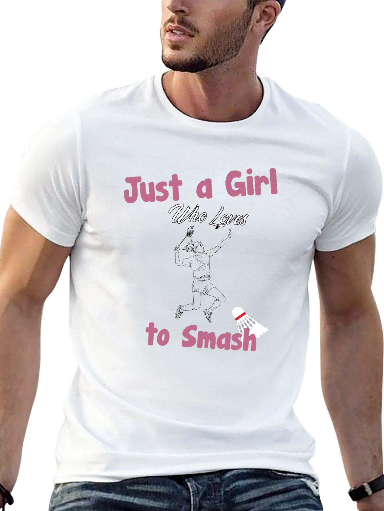 Badminton Girls Smash T-Shirt
