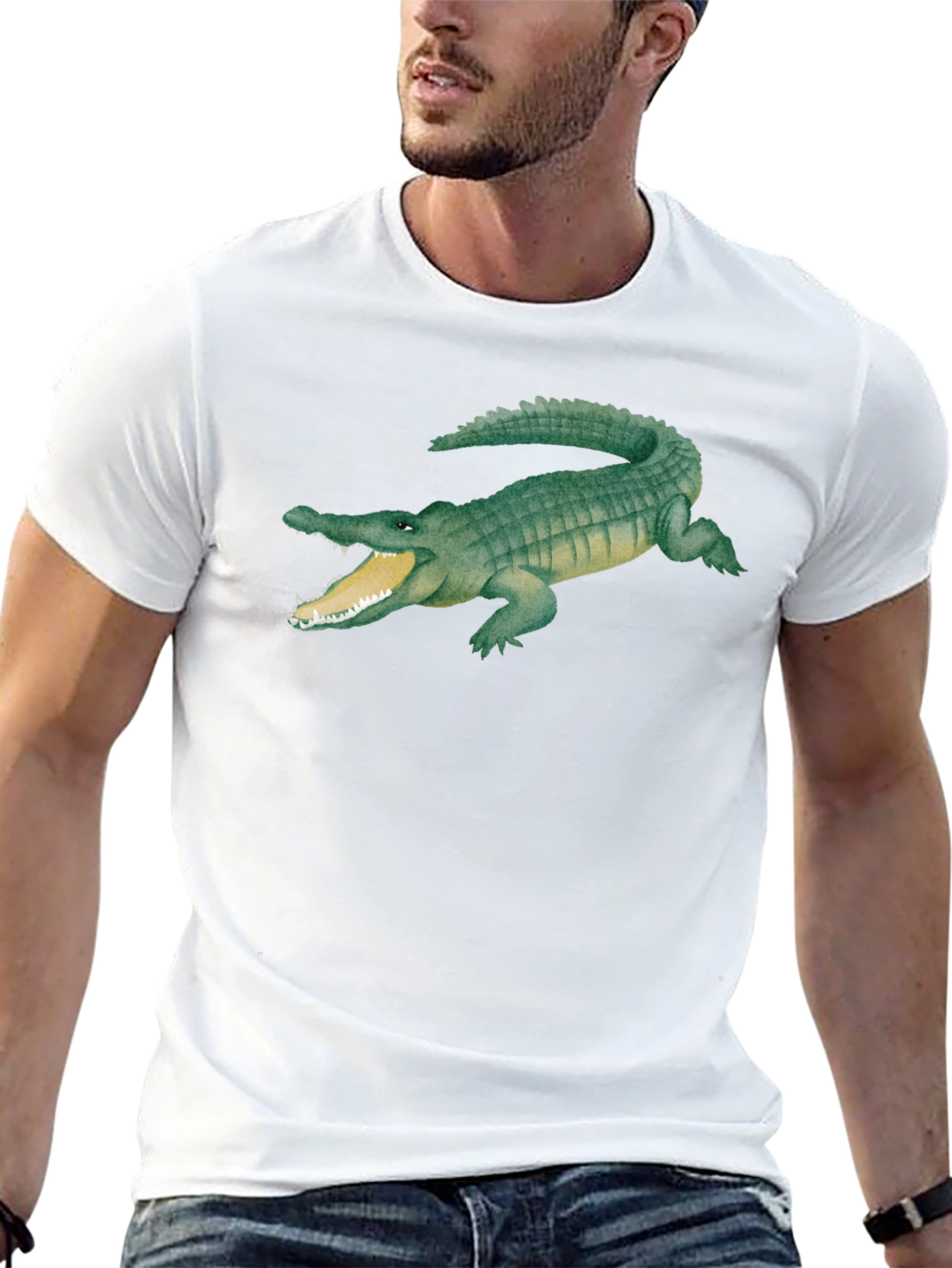 Alligator Graphic T-Shirt - Cool Reptile Design