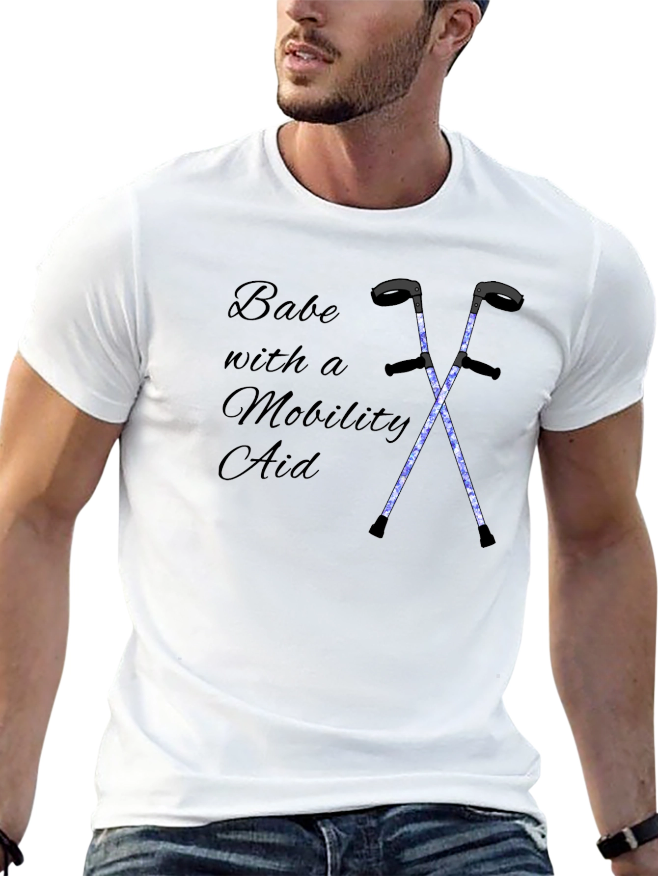 Babe with a Mobility Aid Graphic Tee