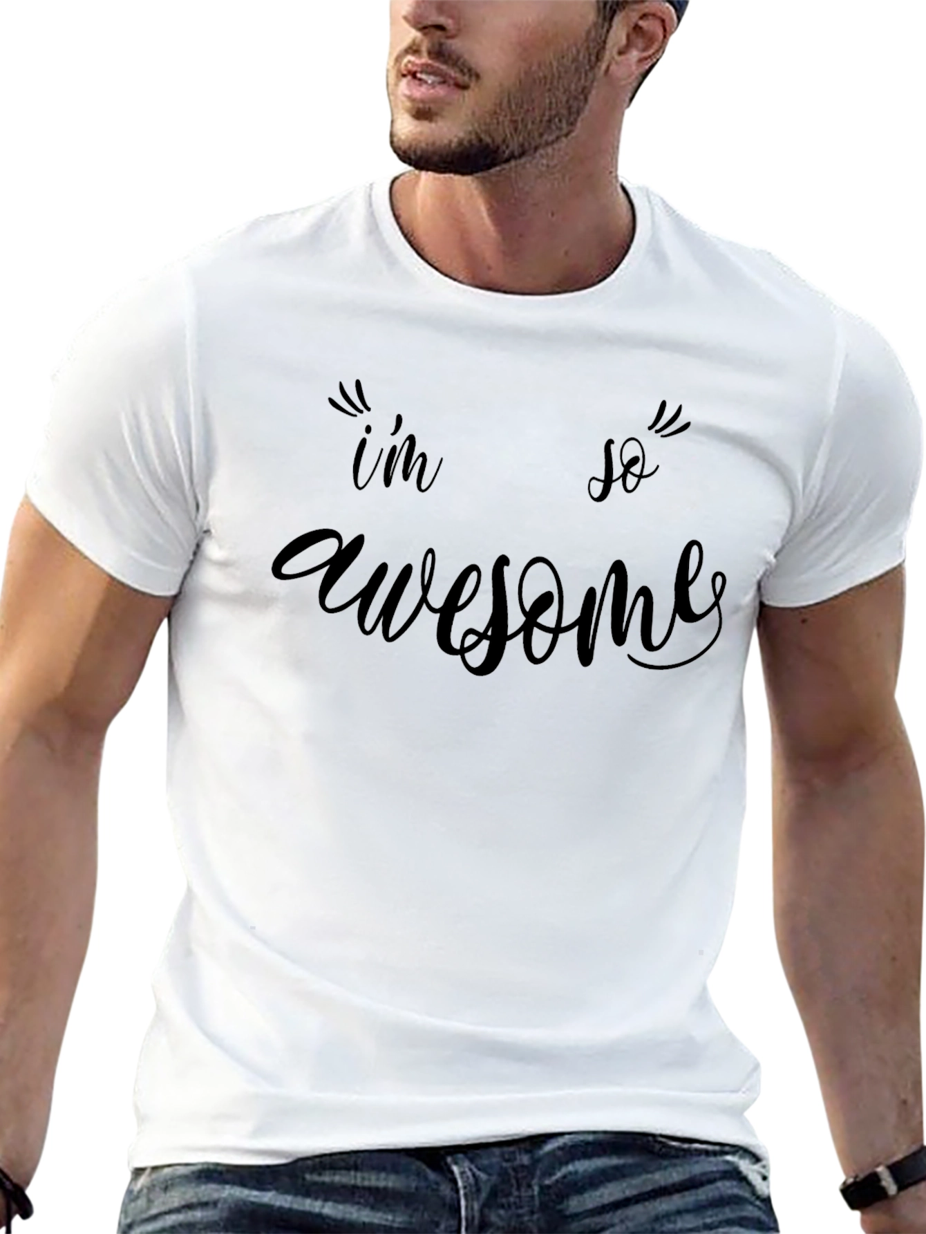Awesome Graphic Black T-Shirt