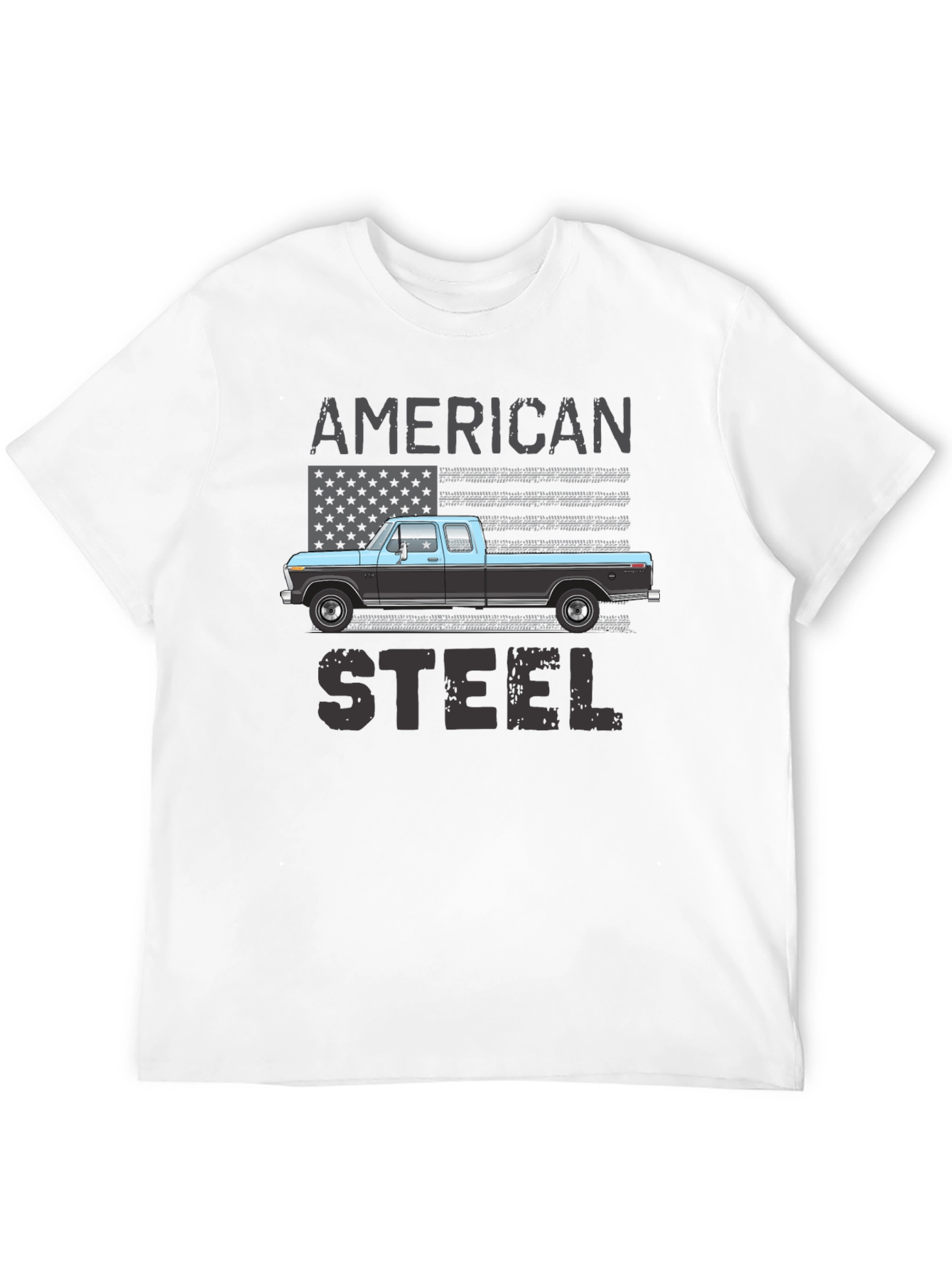 American Steel Truck Graphic T-Shirt