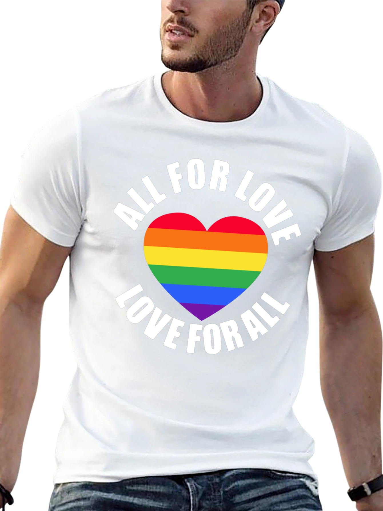 All For Love LGBT Pride T-Shirt
