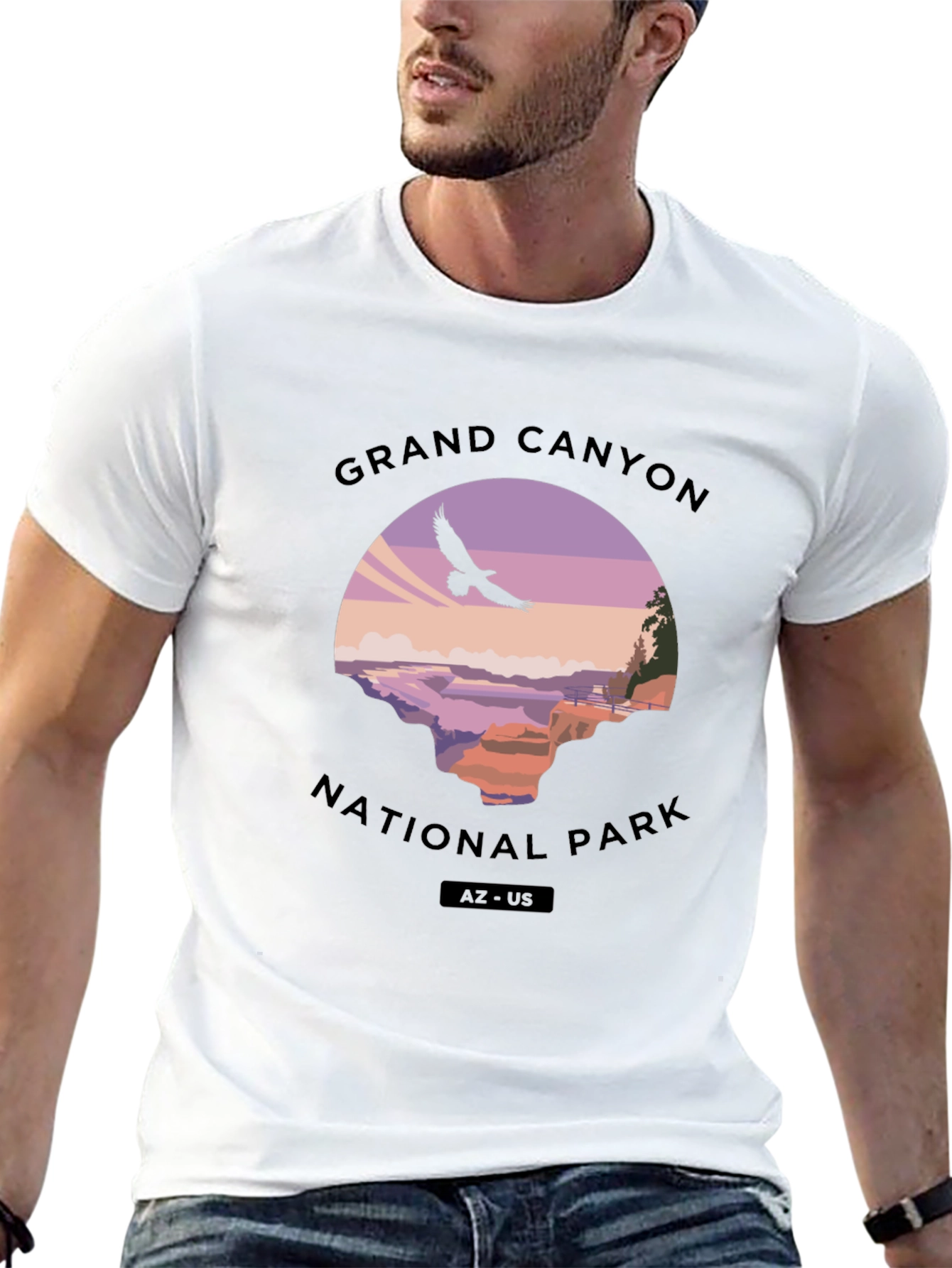 Grand Canyon National Park Graphic Tee - Black