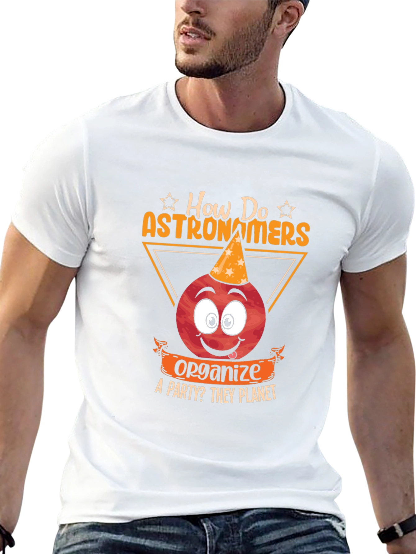 Astronomer Party T-Shirt: How Do They Planet?