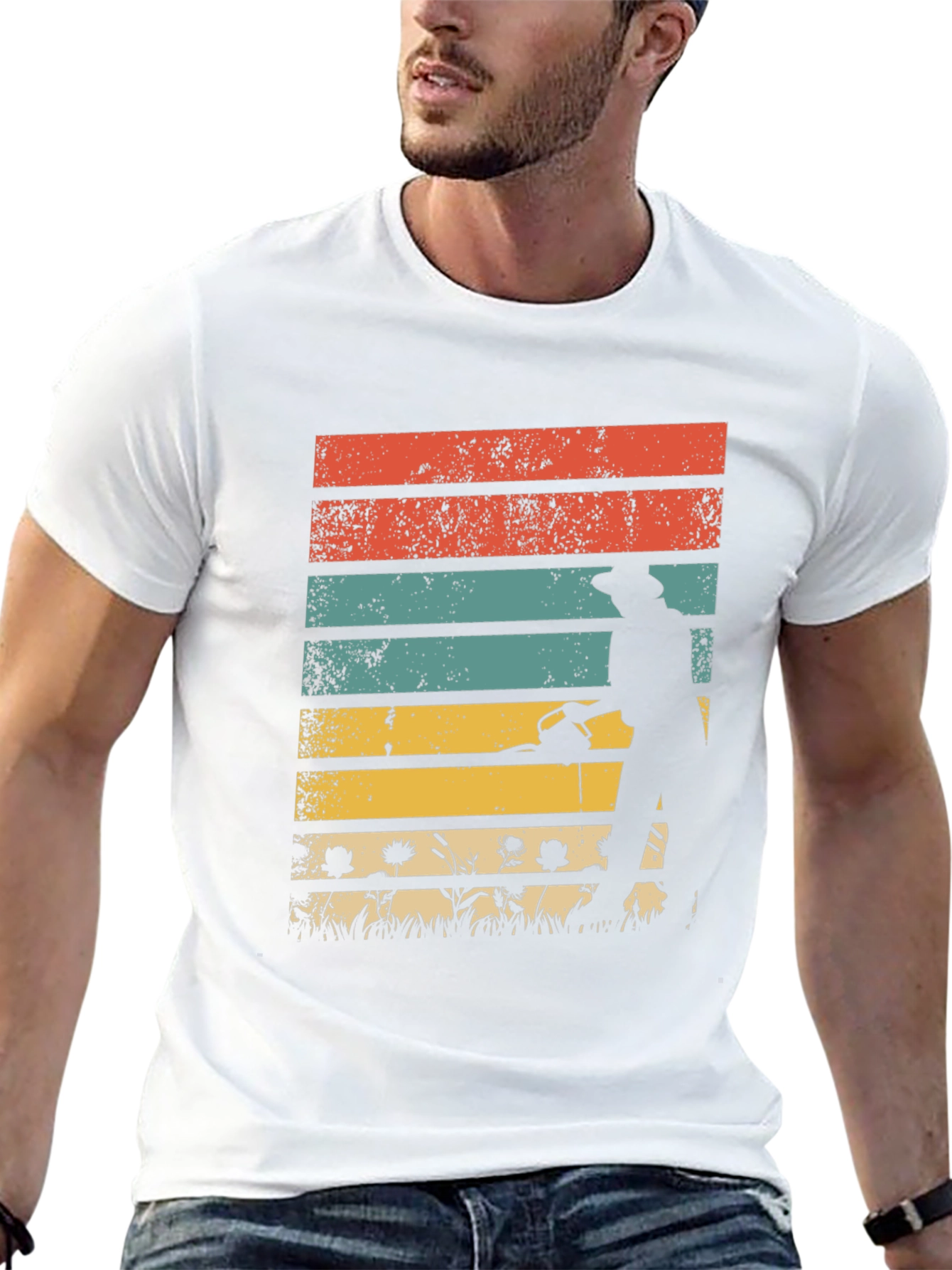 Gardener Sunset Graphic Tee - Retro Style