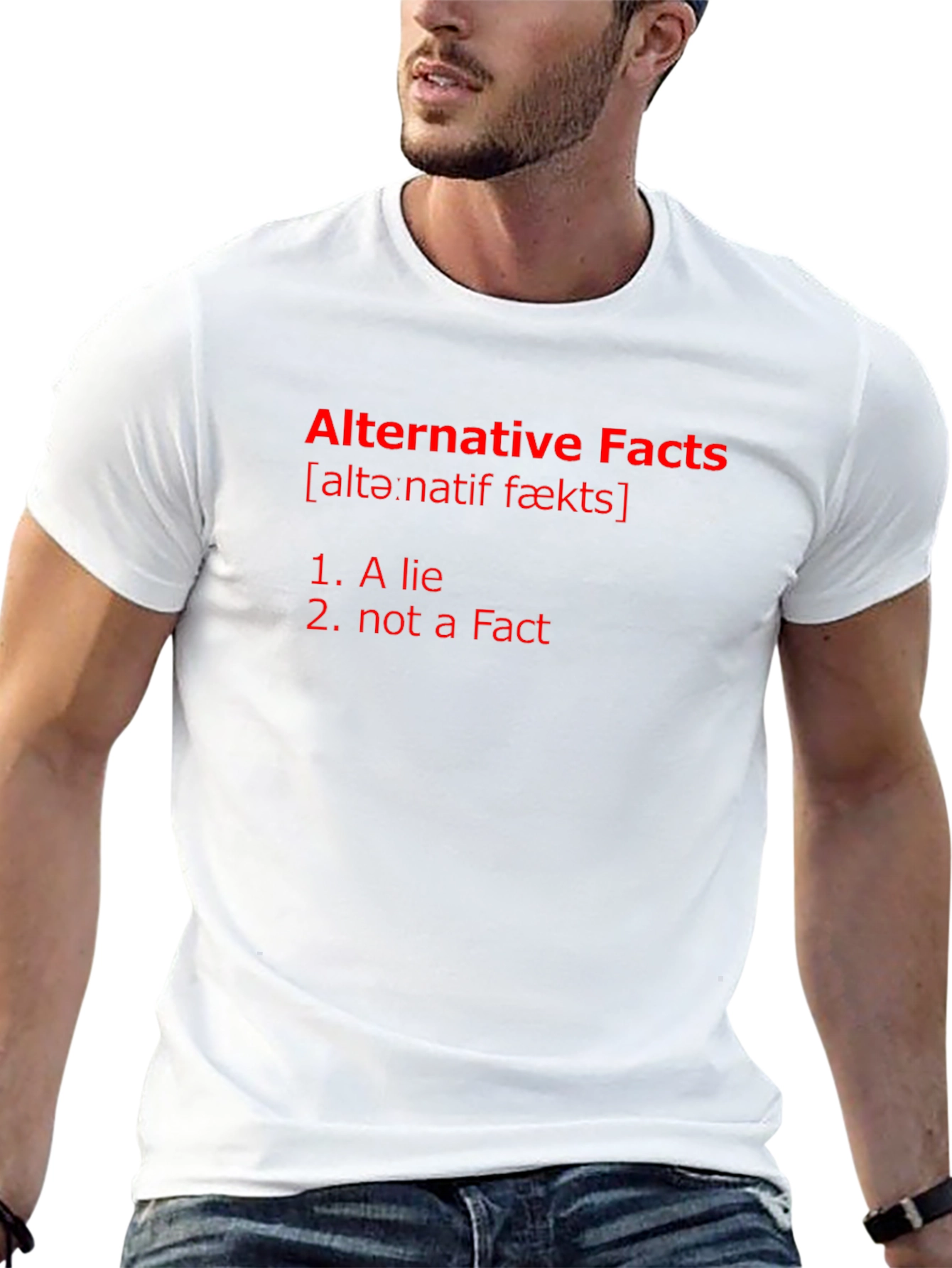 Alternative Facts Graphic Tee - Mens Black T-Shirt