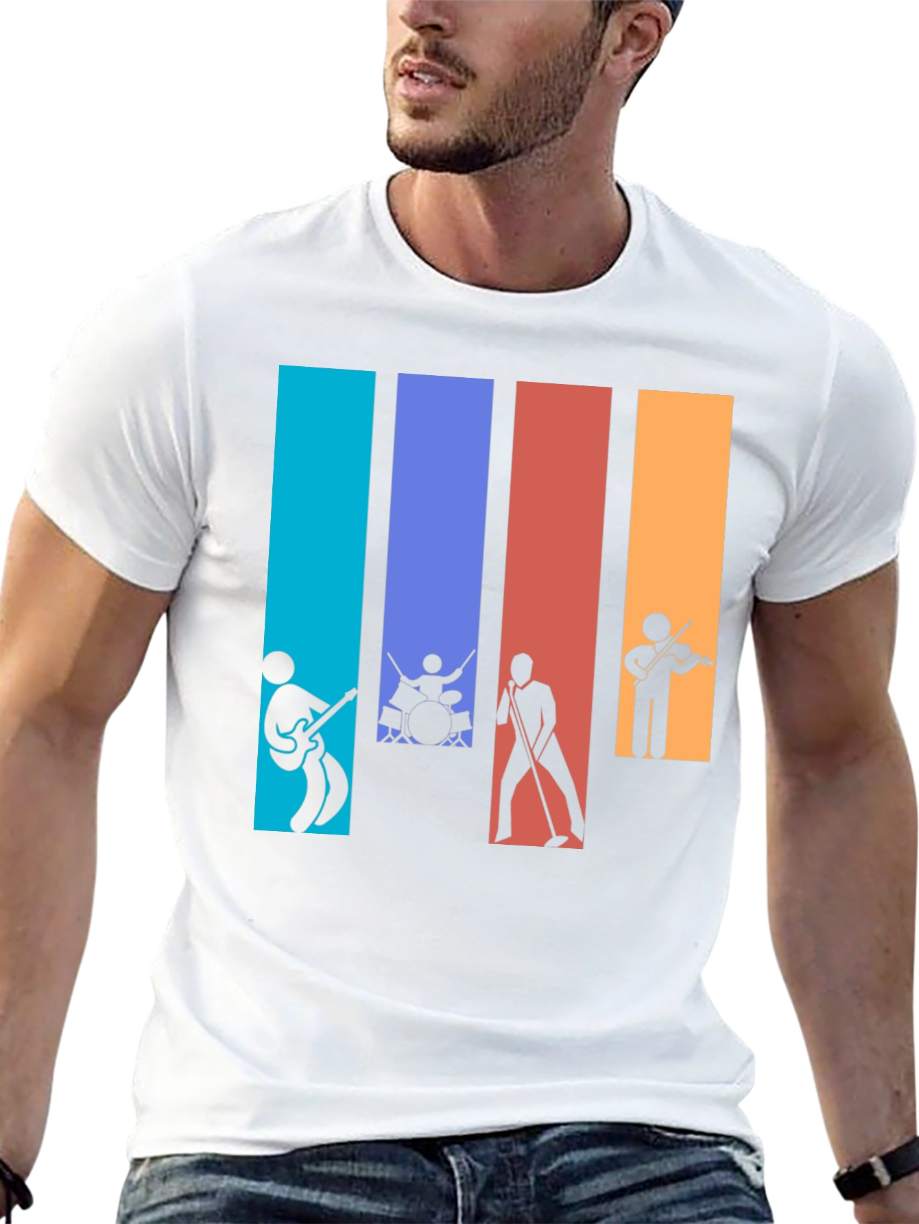 Band Lineup Graphic T-Shirt