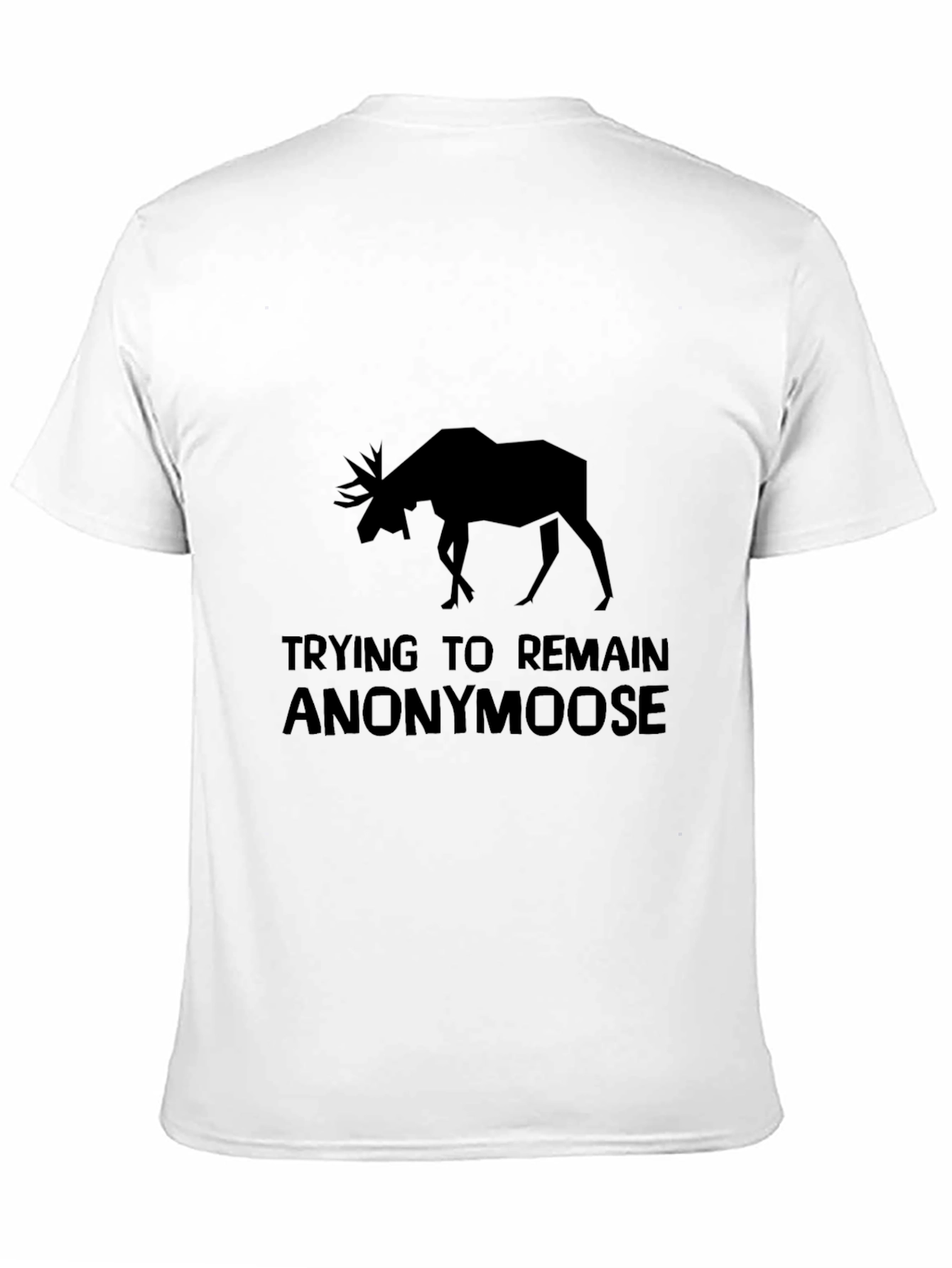 Anonymoose Black Graphic Tee