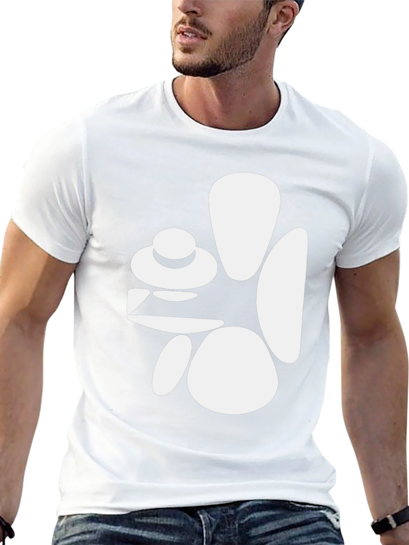 Abstract Graphic Tee - Stylish Casual Wear