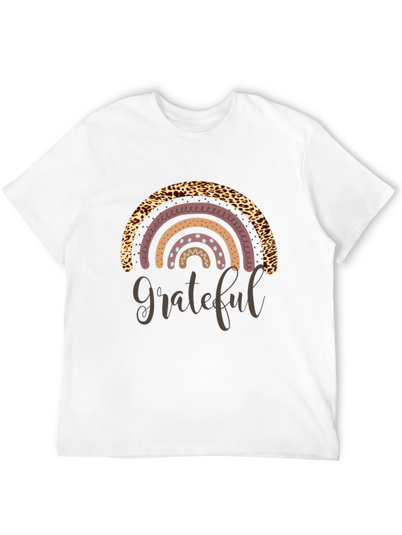 Grateful Rainbow Graphic T-Shirt