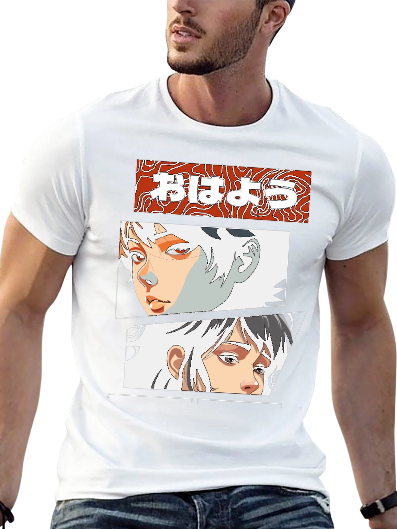 Anime Manga T-Shirt Japanese Style Graphic Tee